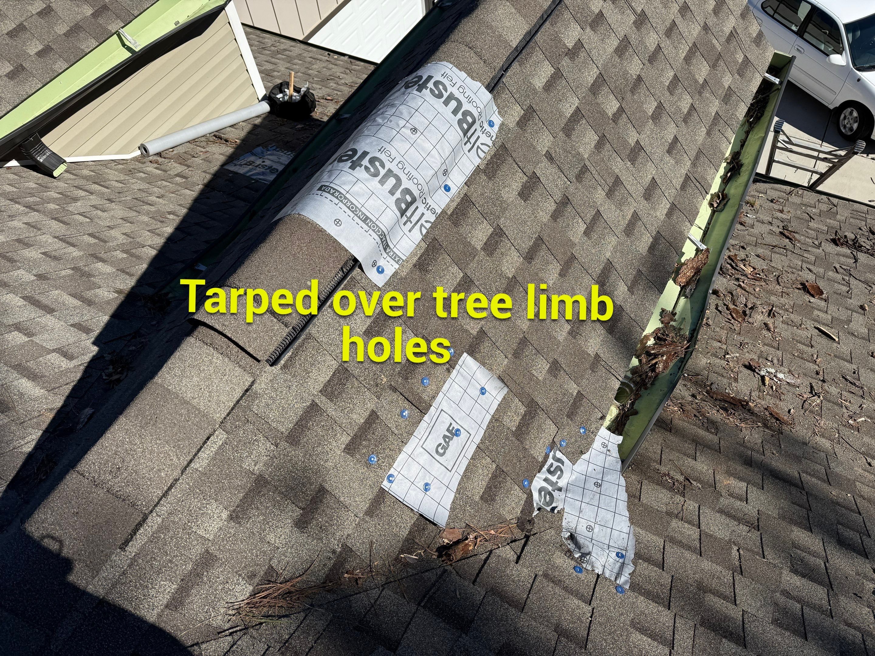 Emergency Roof Tarping โ๏ธ๐ by Georgia Roof Advisors