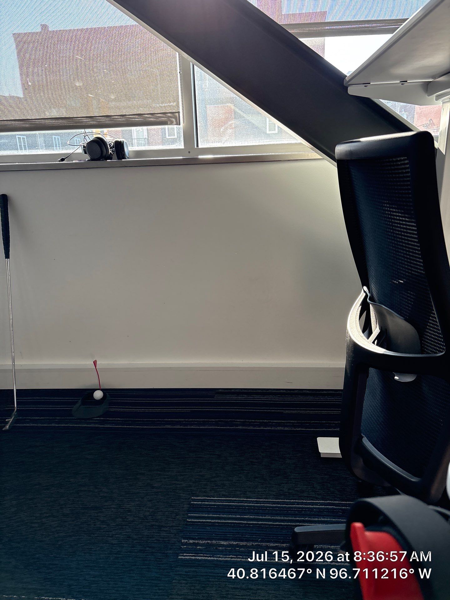 Ergonomic Workspace and Standing Desk Installation in Lincoln by CompanyCam Sales Demo