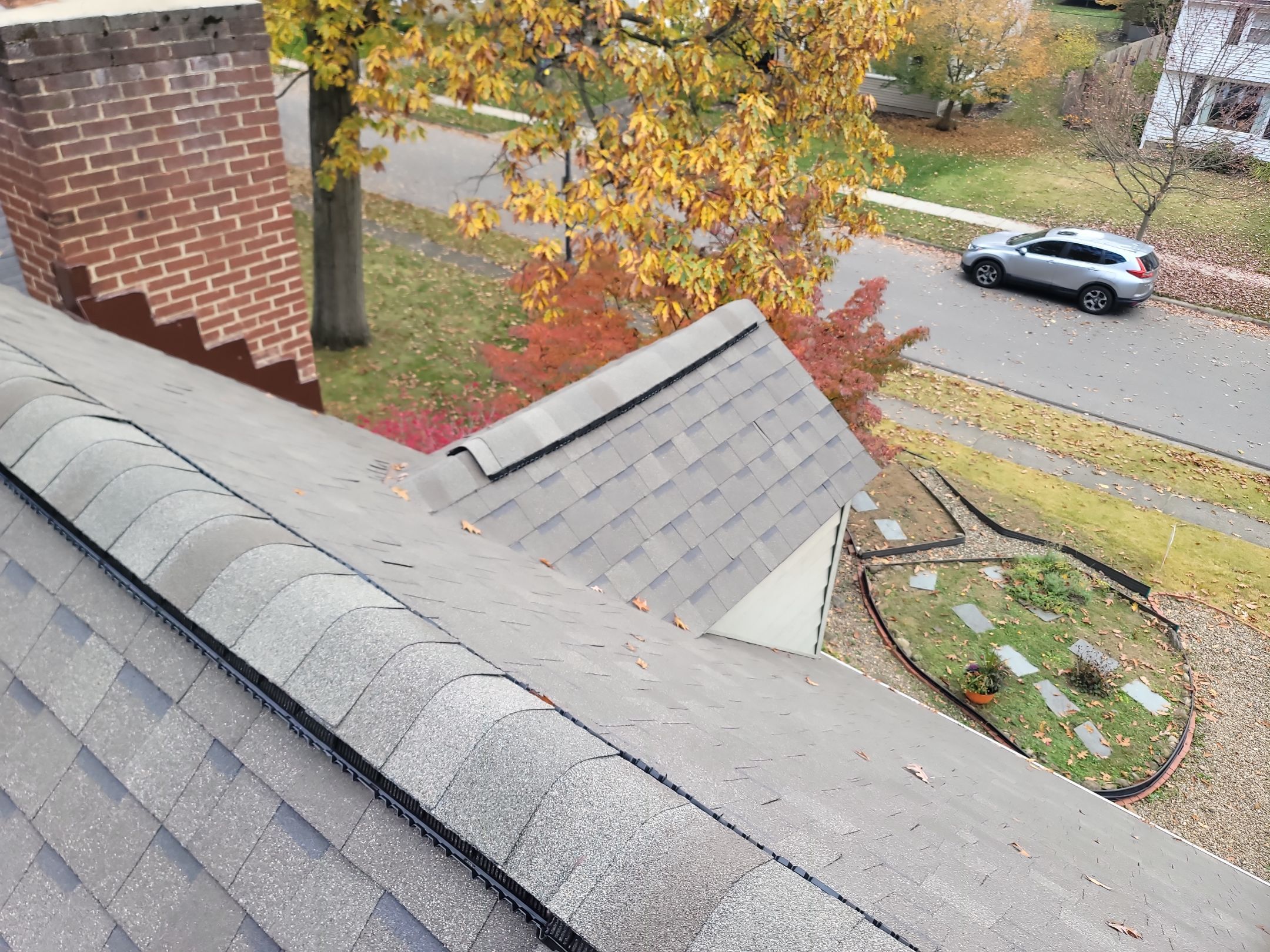 Atlas Pinnacle, Color: Weathered Wood, Drip Edge: Color: Royal Brown by Eagle Eye Roofing