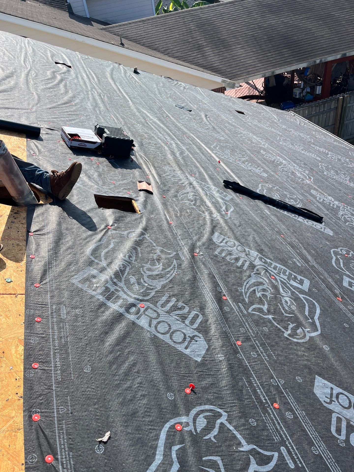 Residential Roofing Repair using Owen's Corning Duration (Lifetime) Shingles by Roof Repair Company