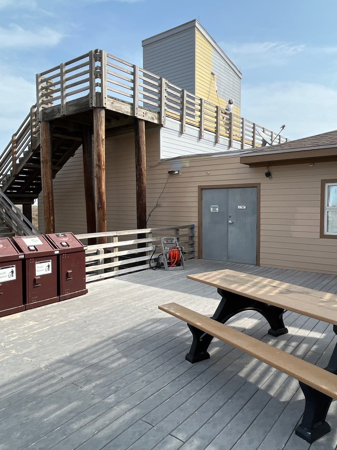 Padre Island National Seashore Malaquite Visitor Center Exterior remodel by Bayfront Roofing and Construction