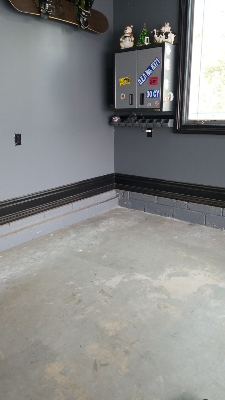 Garage in Domino and Cherry Bomb by Spectrum Painting, LLC