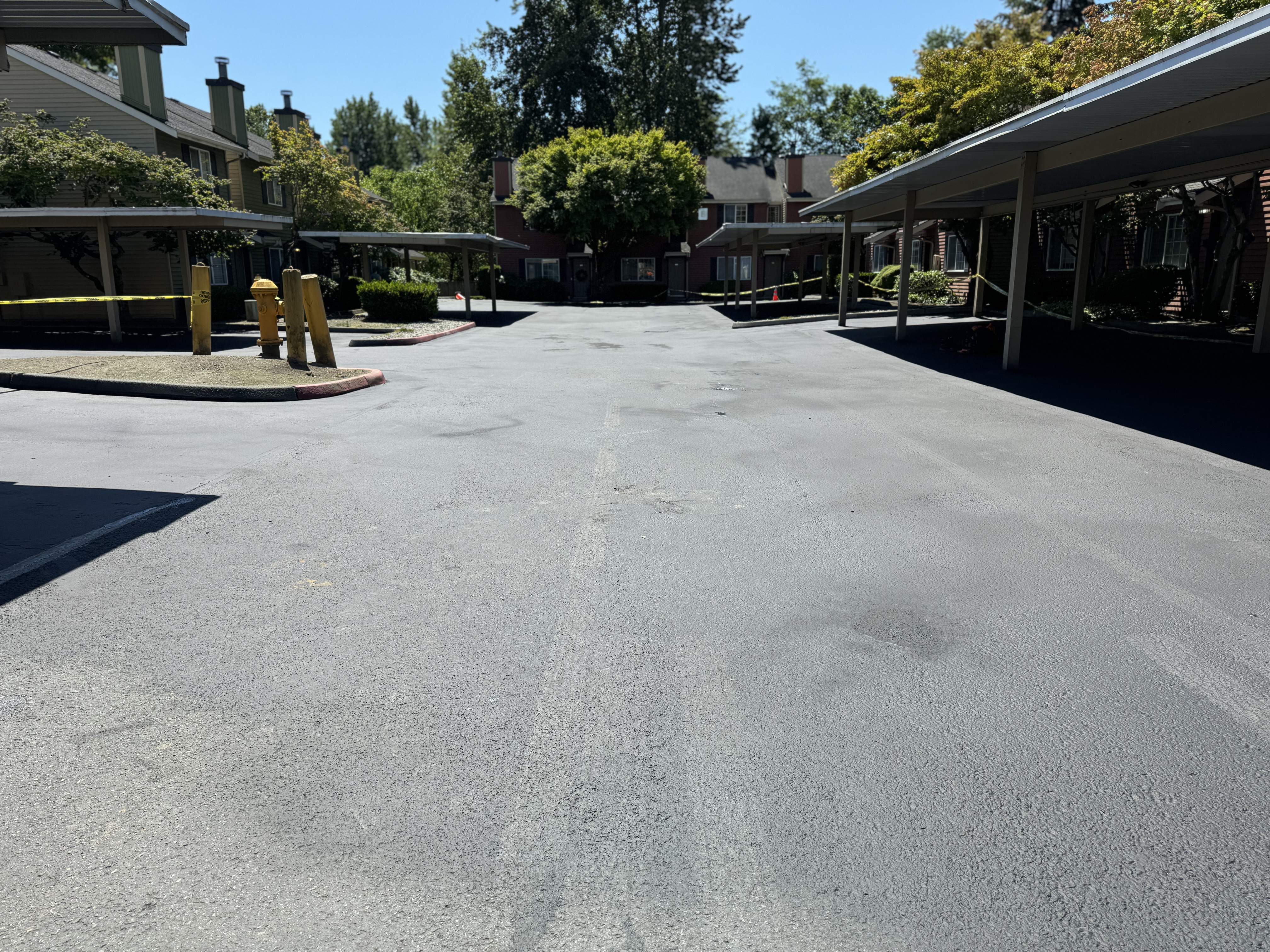 Townhomes On Center | Seal Coating & Striping by Jireh Asphalt & Concrete Inc 