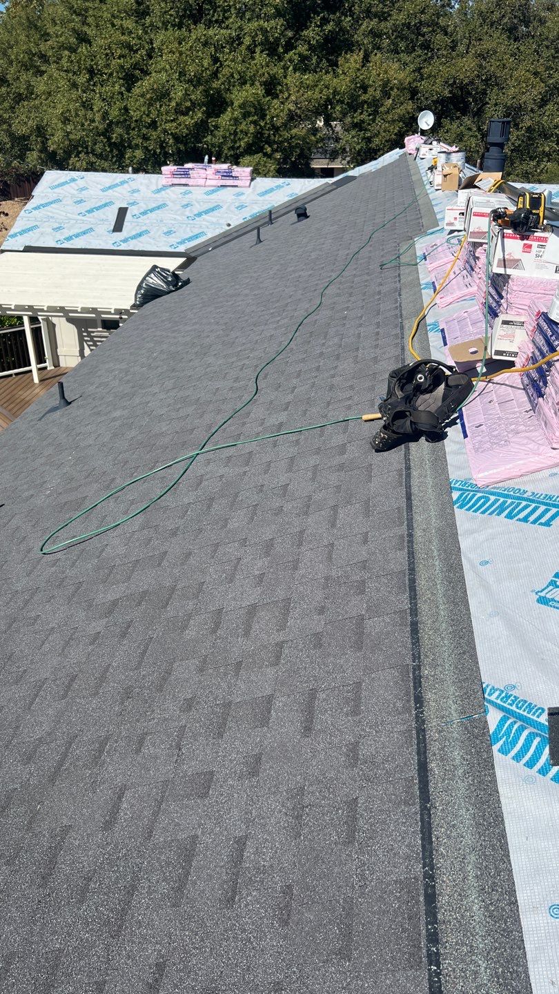 Gutters and new Roof by Byers Enterprises 