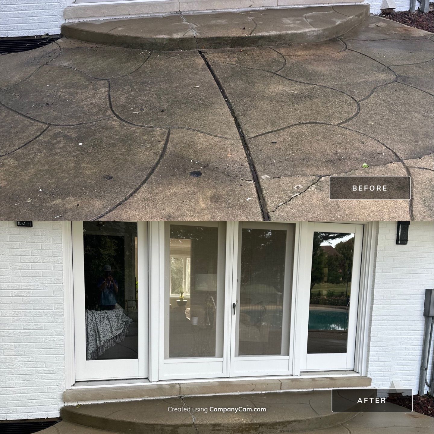 Project in Long Grove by Simmons Power & Soft Washing