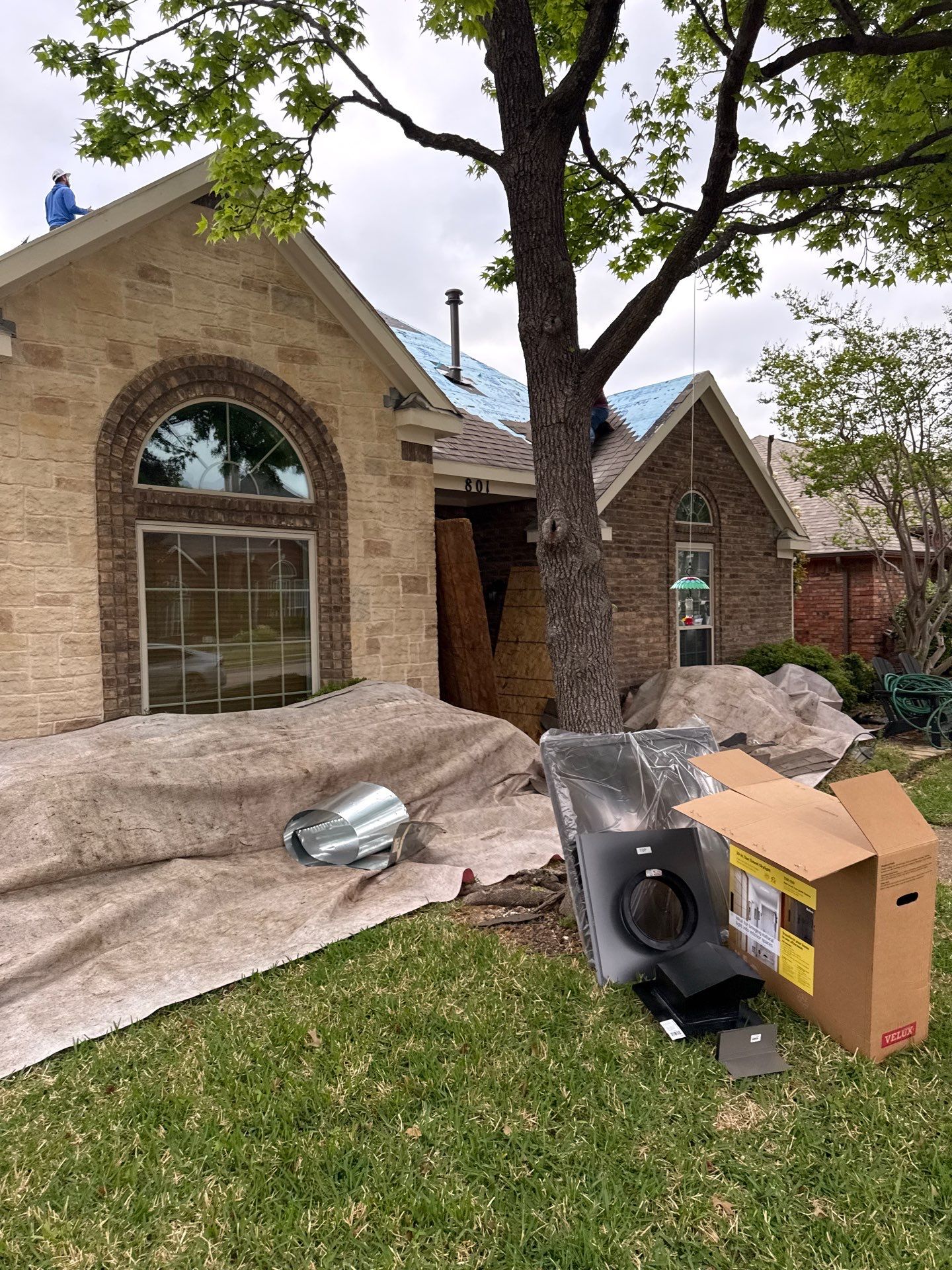 Project in Allen by Zeus Exteriors