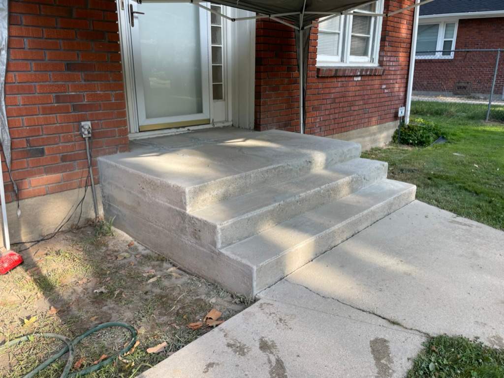 New and Improved Stair Repair with Vuba Stone by Mr. Mudd Concrete
