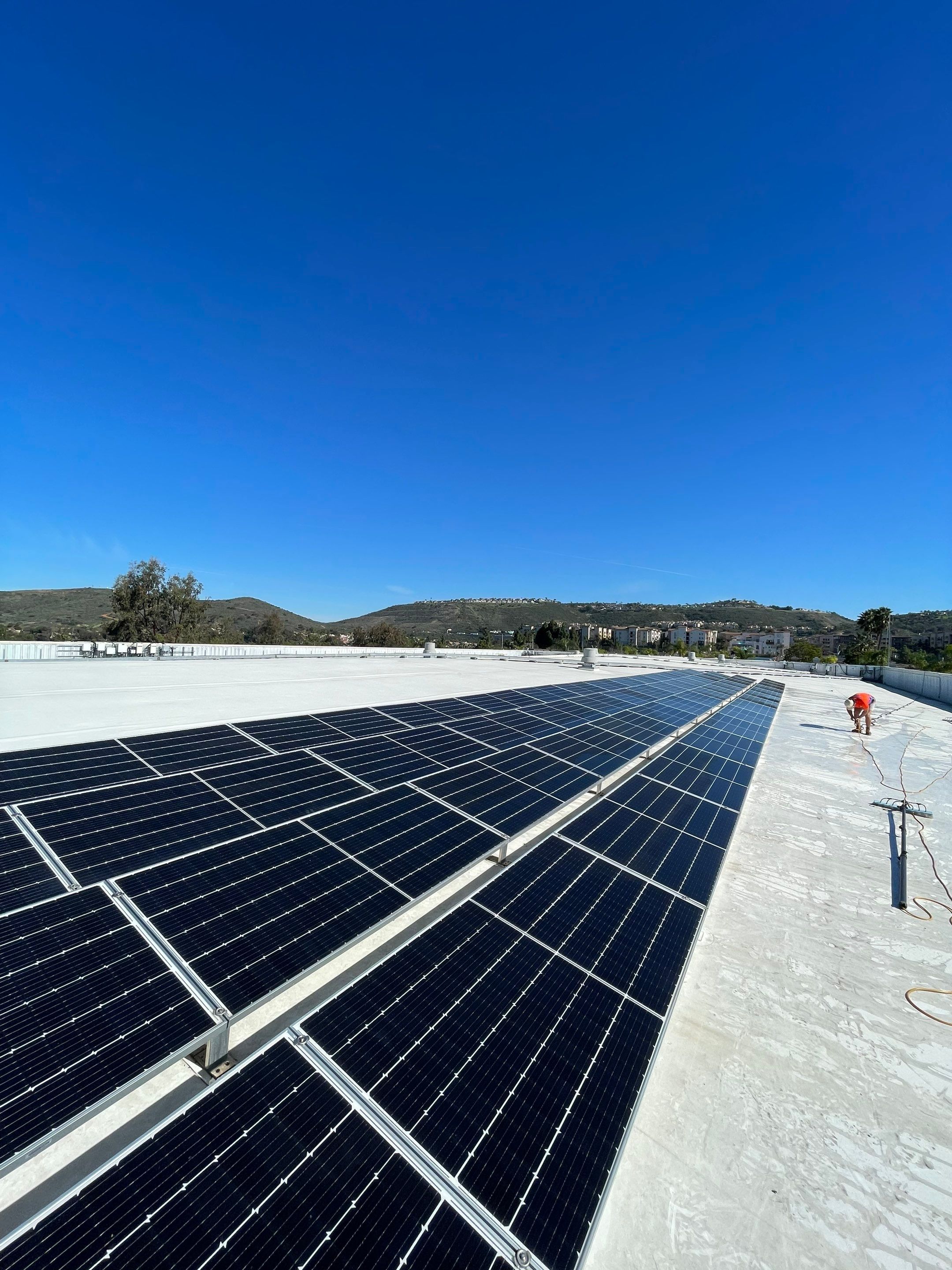 Commercial Solar Panel Cleaning by Palm Coast Solar Cleaning