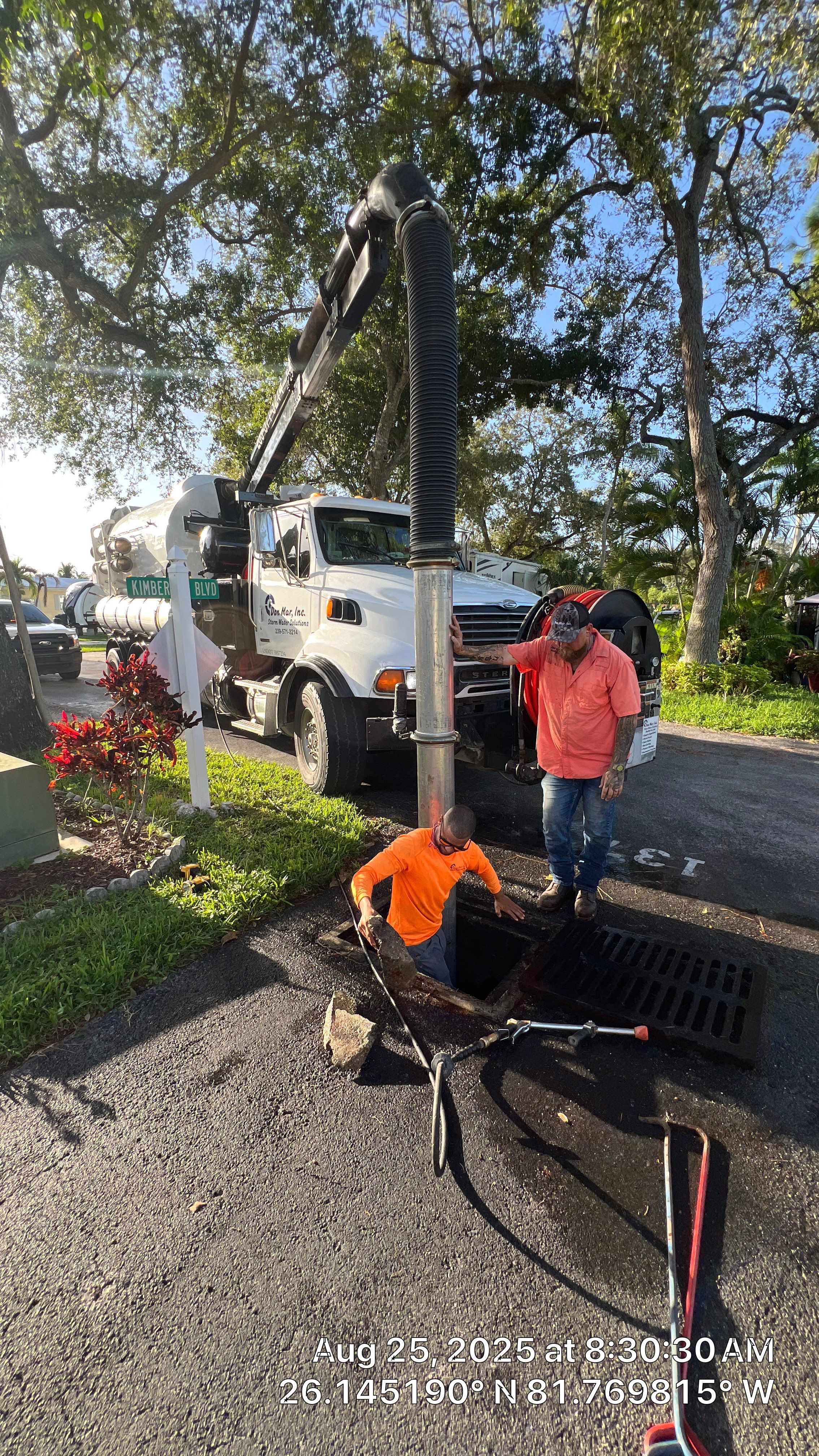 Naples RV Resort Stormwater System Maintenance  by Don Mar, Inc. Storm Water Solutions