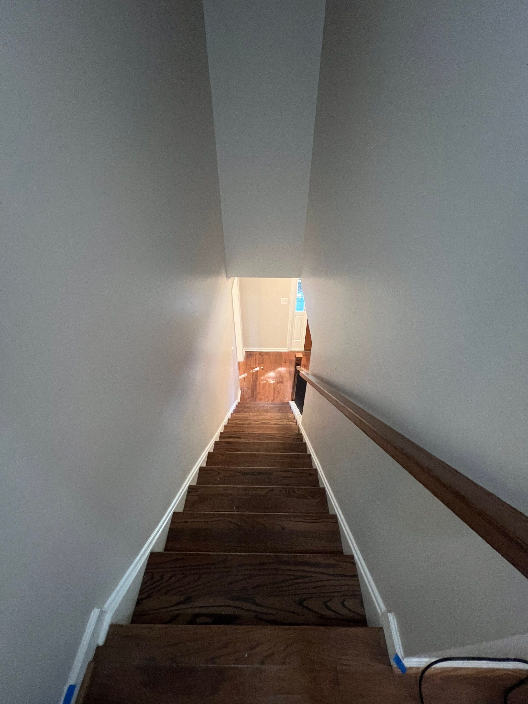 Dark Hardwood Floor Installation and Interior Painting in Marietta by Swift Home Renovations
