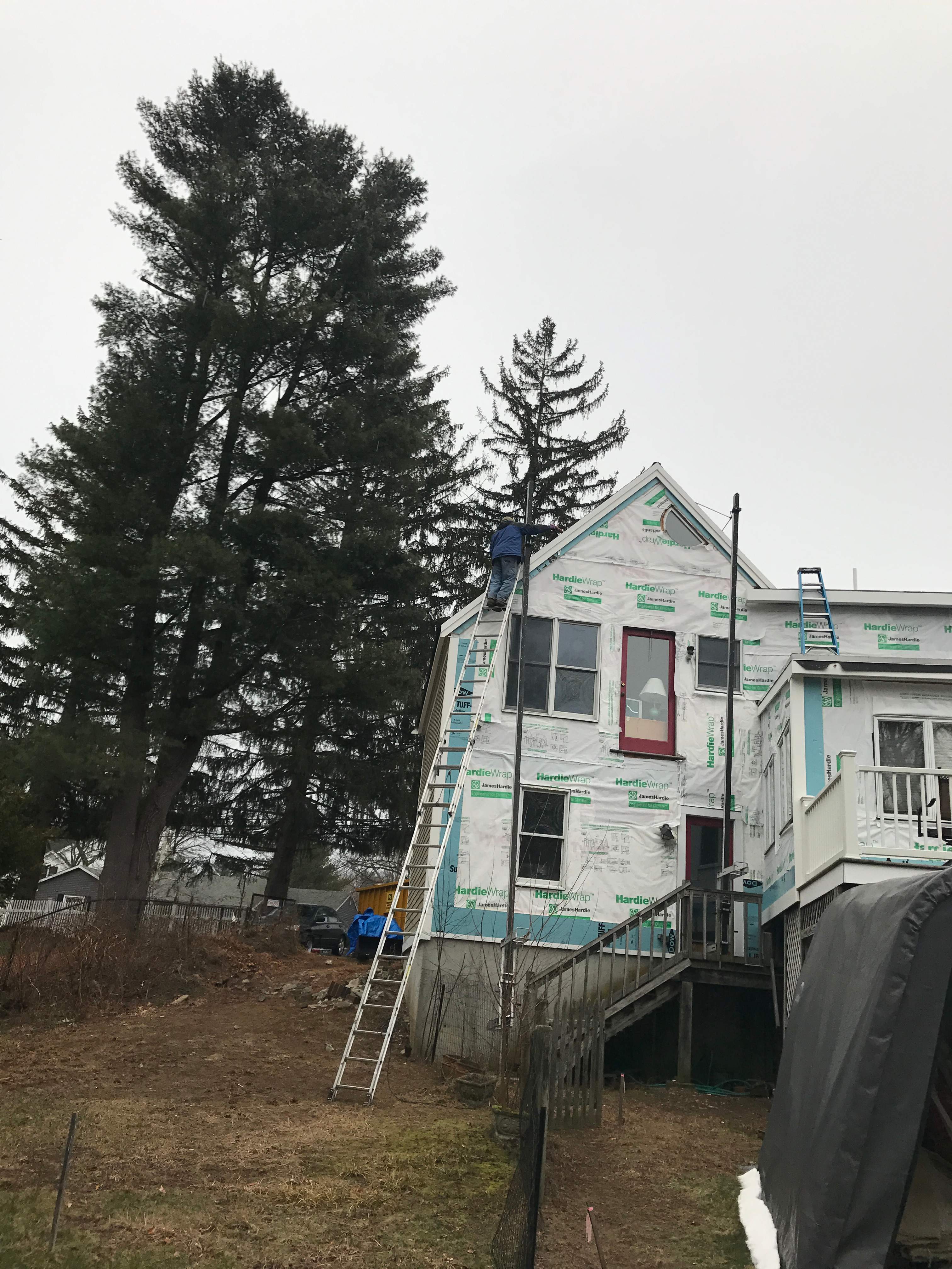 Siding Installation using James Hardie by UBrothers Construction