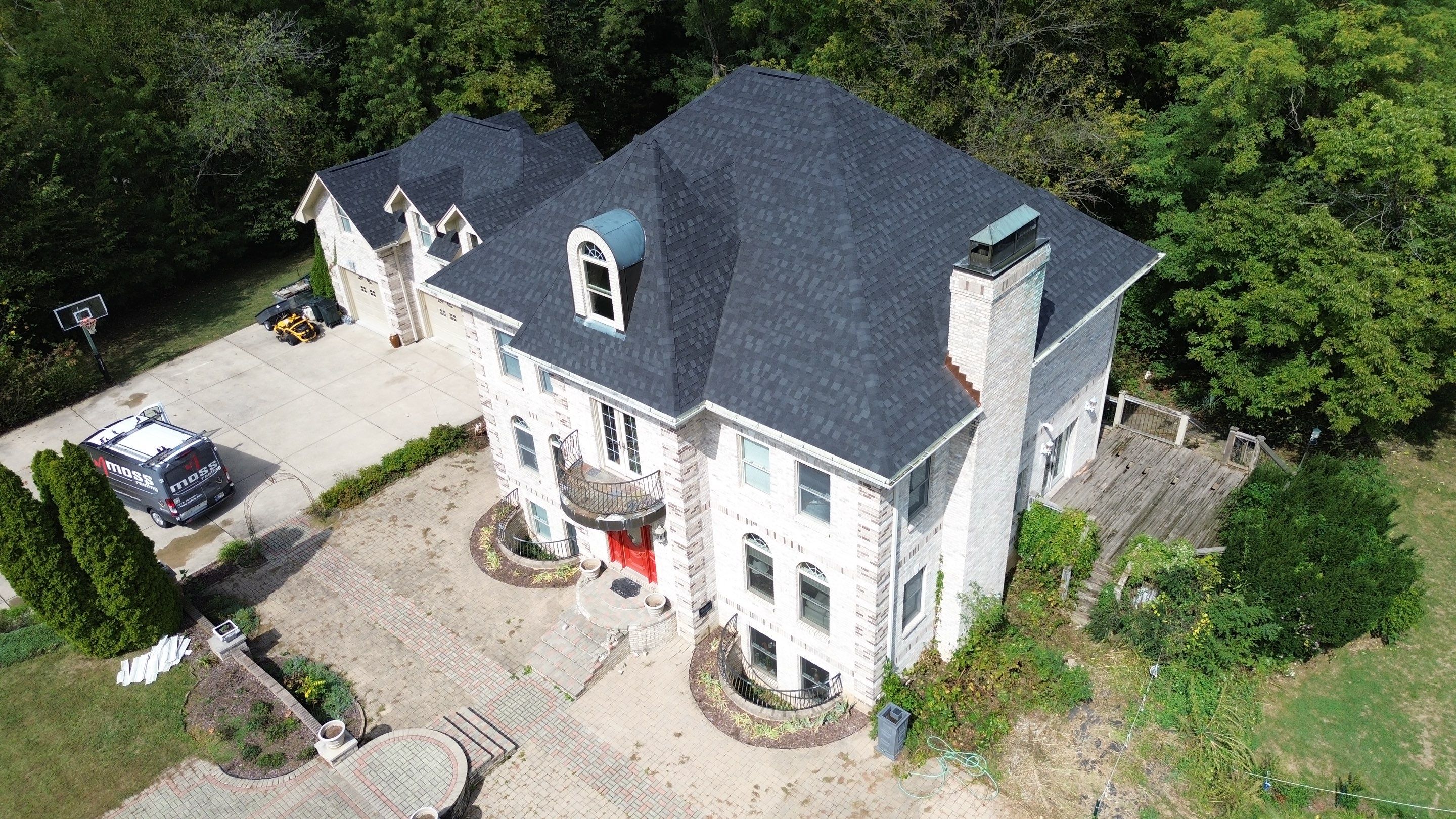 Project in Martinsville by Moss Roofing