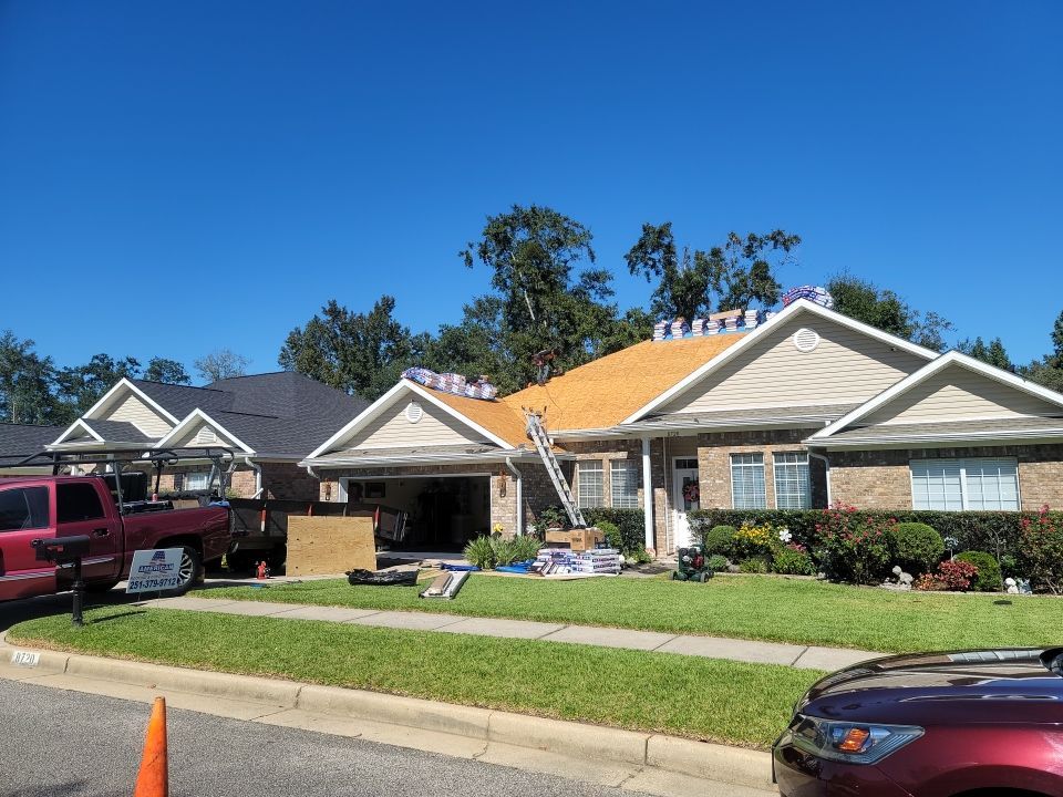 Residential Roofing Installation using Roof Replacement by American Roofing & Construction LLC