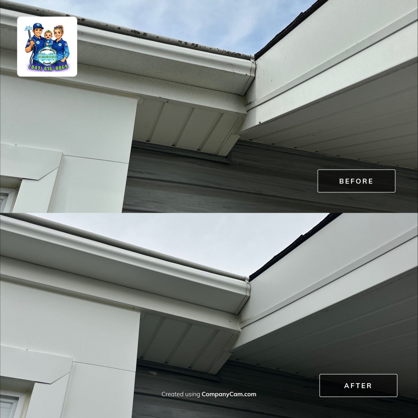 Crystal Lake Home Exterior Gutter and Siding Services by Simmons Power & Soft Washing