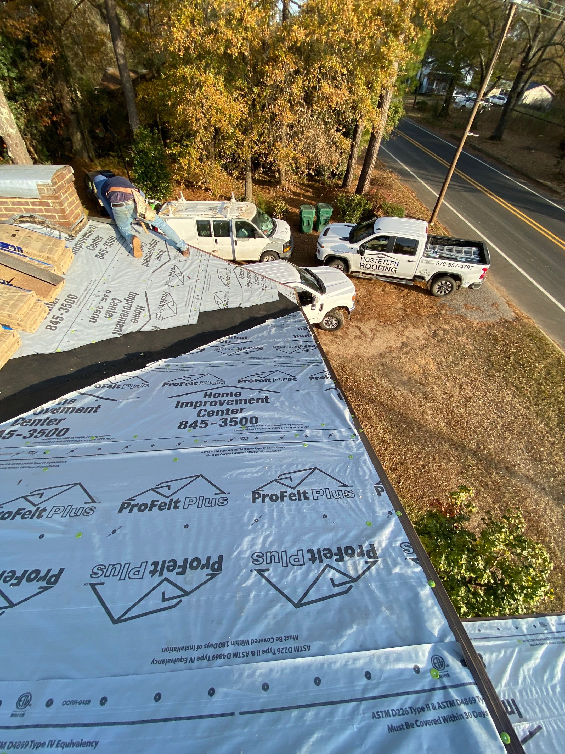 Residential Shingle Reroof using CertainTeed XT25: Resawn Shake by Hostetler Roofing