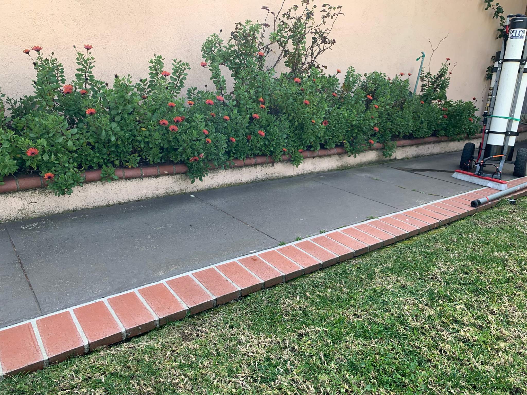 Pressure Wash using Sodium Hypochlorite and Solar Panel Cleaning in Huntington Beach by Property Cleaning Experts, LLC