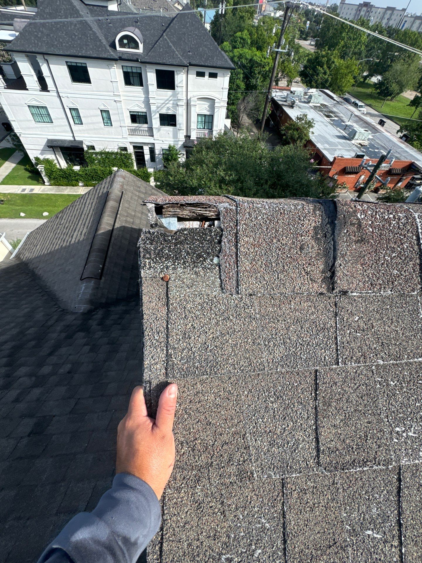 4 Story Leak Repair  by Associates Roofing Unlimited 