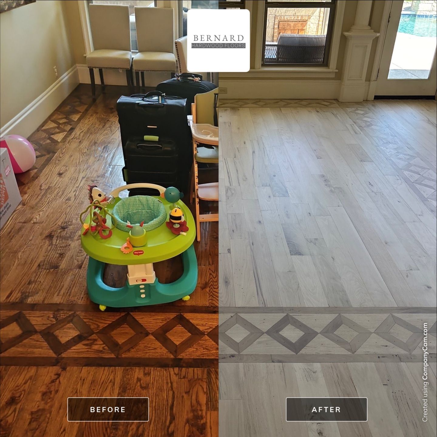 Bleached 5 inch Red Oak #2 by Bernard Hardwood Floors