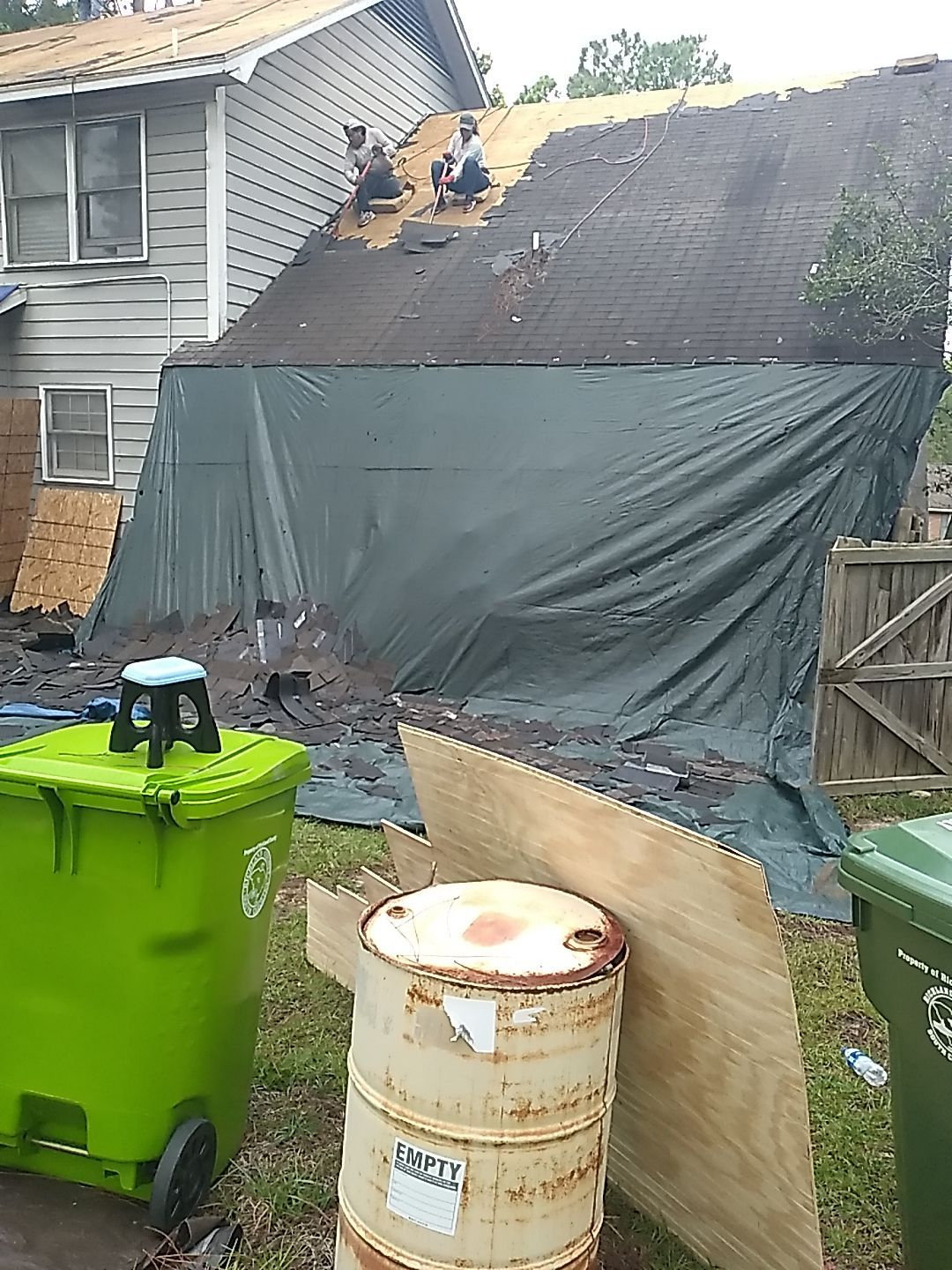 Residential Roofing and Porch Rebuild using Owens Corning Duration Shingles by Indigo State Roofing