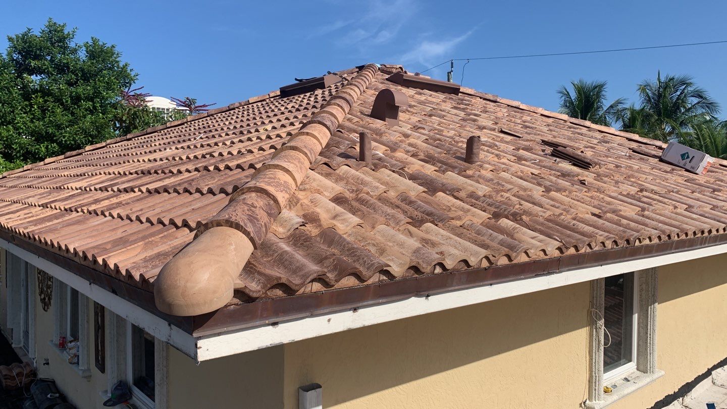 Residential Roofing Installation using Brava Spanish Tile in Mocha Sand by International Roofing