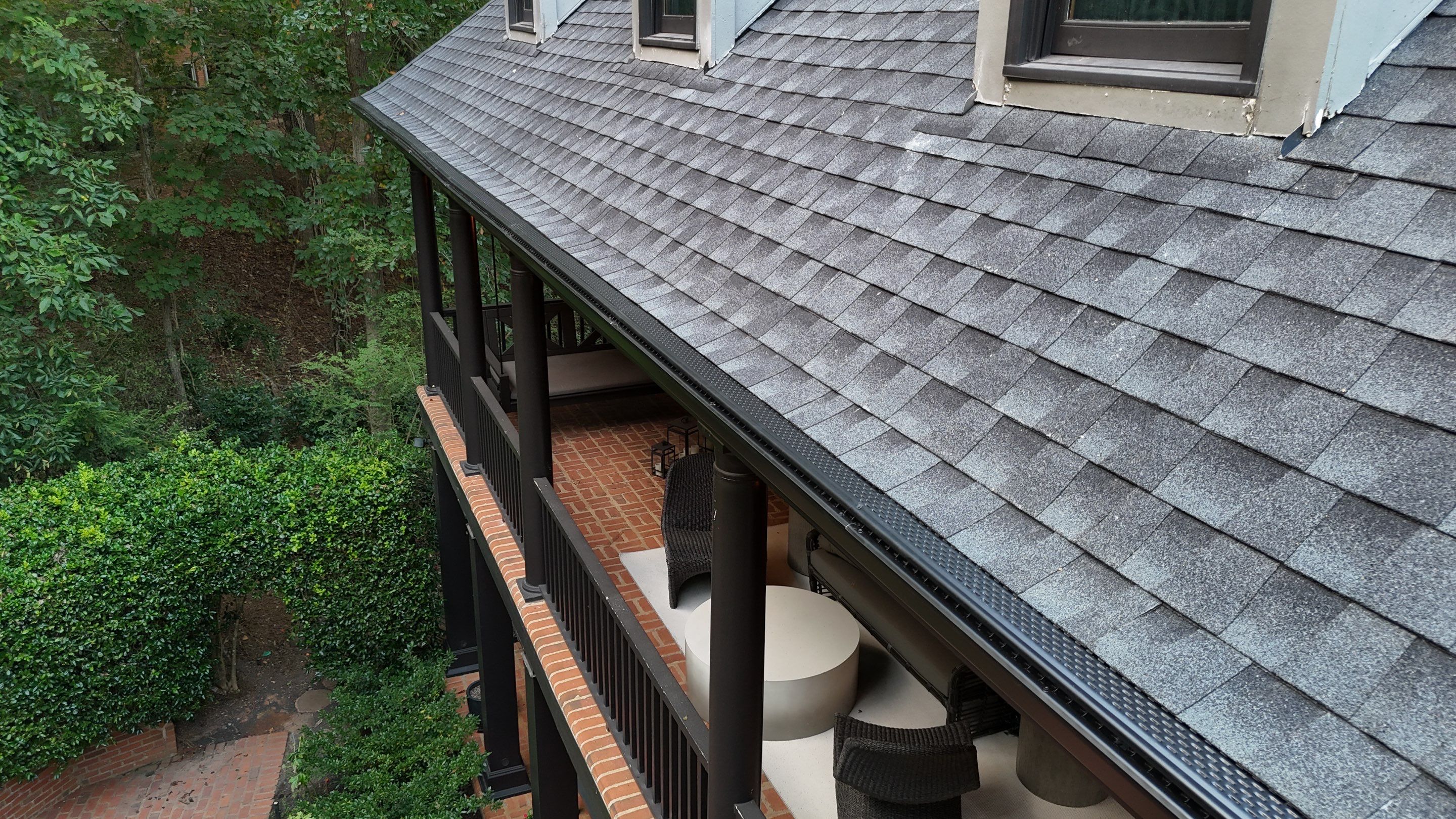 Spalding Lake Dr  Roof & Gutter System  Replacement  by Dom Roofing & Restoration