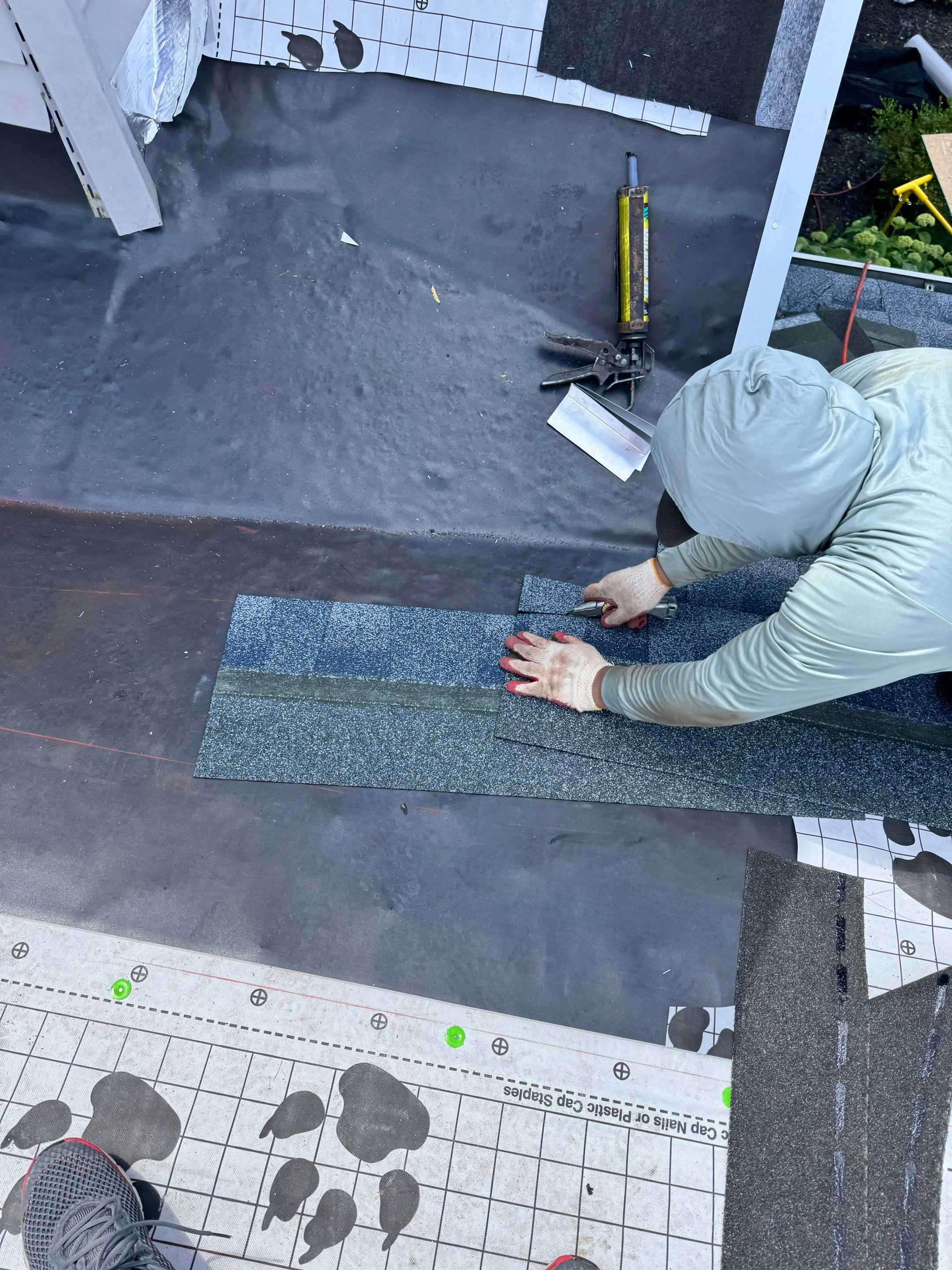 Biscayne Blue Architectural Shingle Install  by Teflon Roofing