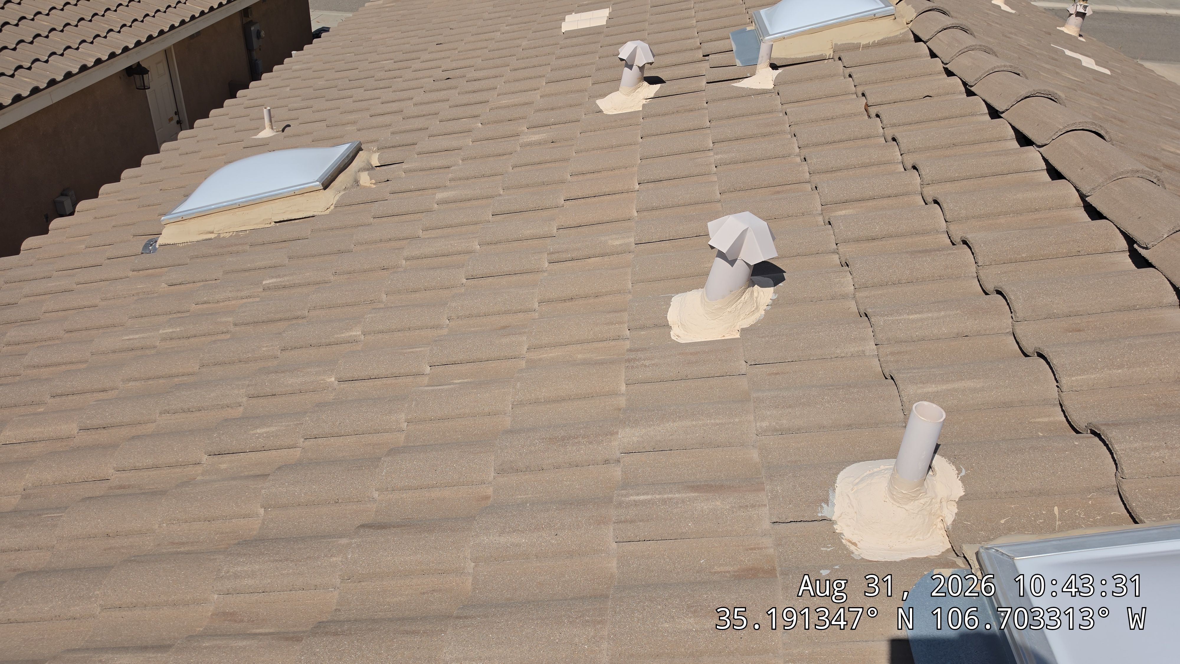 Comprehensive Concrete Tile Roof Underlayment replacement and Vent Sealing in Albuquerque by Doyle Roof Masters Inc