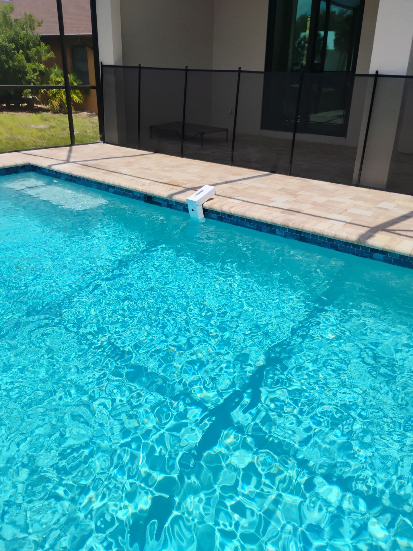 Vinyl Privacy Fencing and Aluminum Pool Security Installation in Port Charlotte by True Fence LLC
