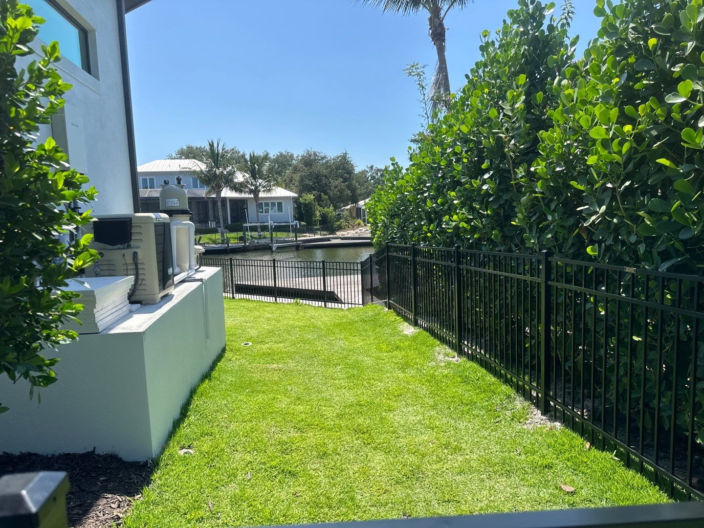 Aluminum Fence Installation using Black 3 Rail Aluminum Fence by Asap fence and gates, LLC