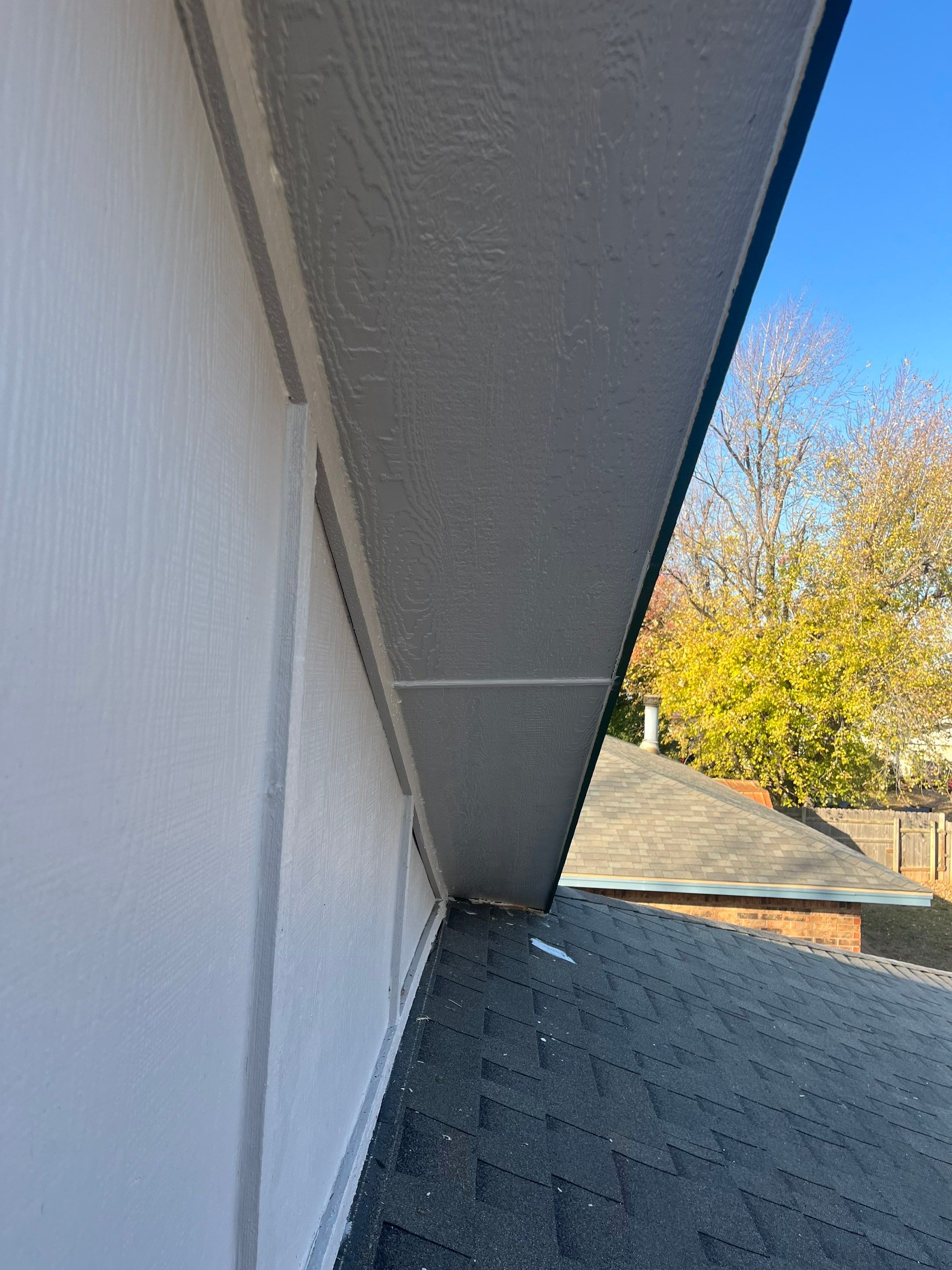 soffit repair in Oklahoma City by McCann's Roofing and Construction