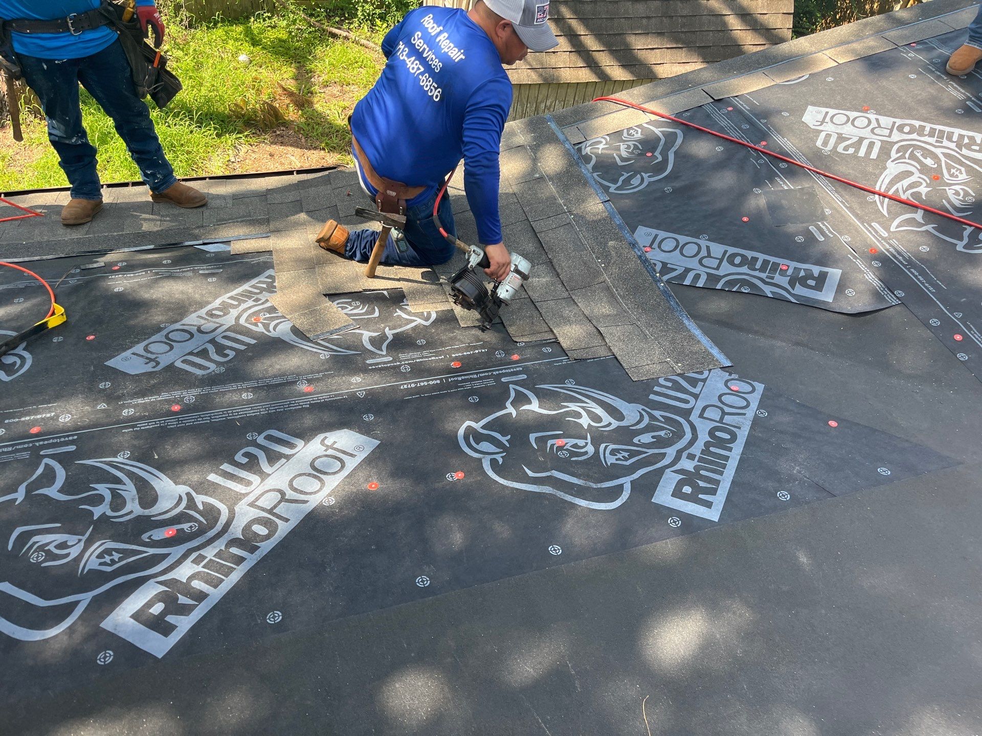 Residential Roofing Installation using Owen's Corning Duration (Lifetime) Shingles by Roof Repair Company
