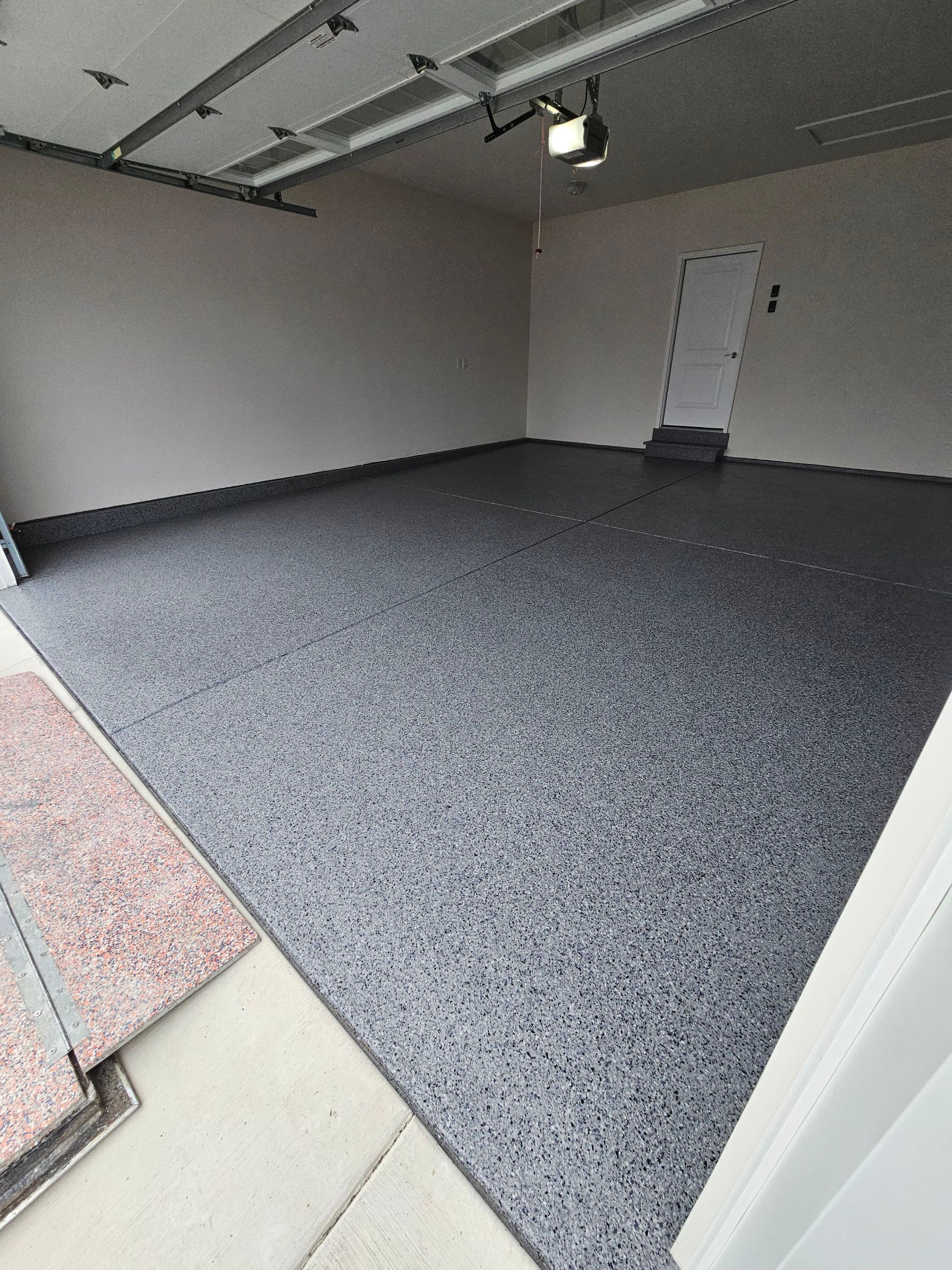 Nightfall Flake Garage Floor  by Level 10 Coatings