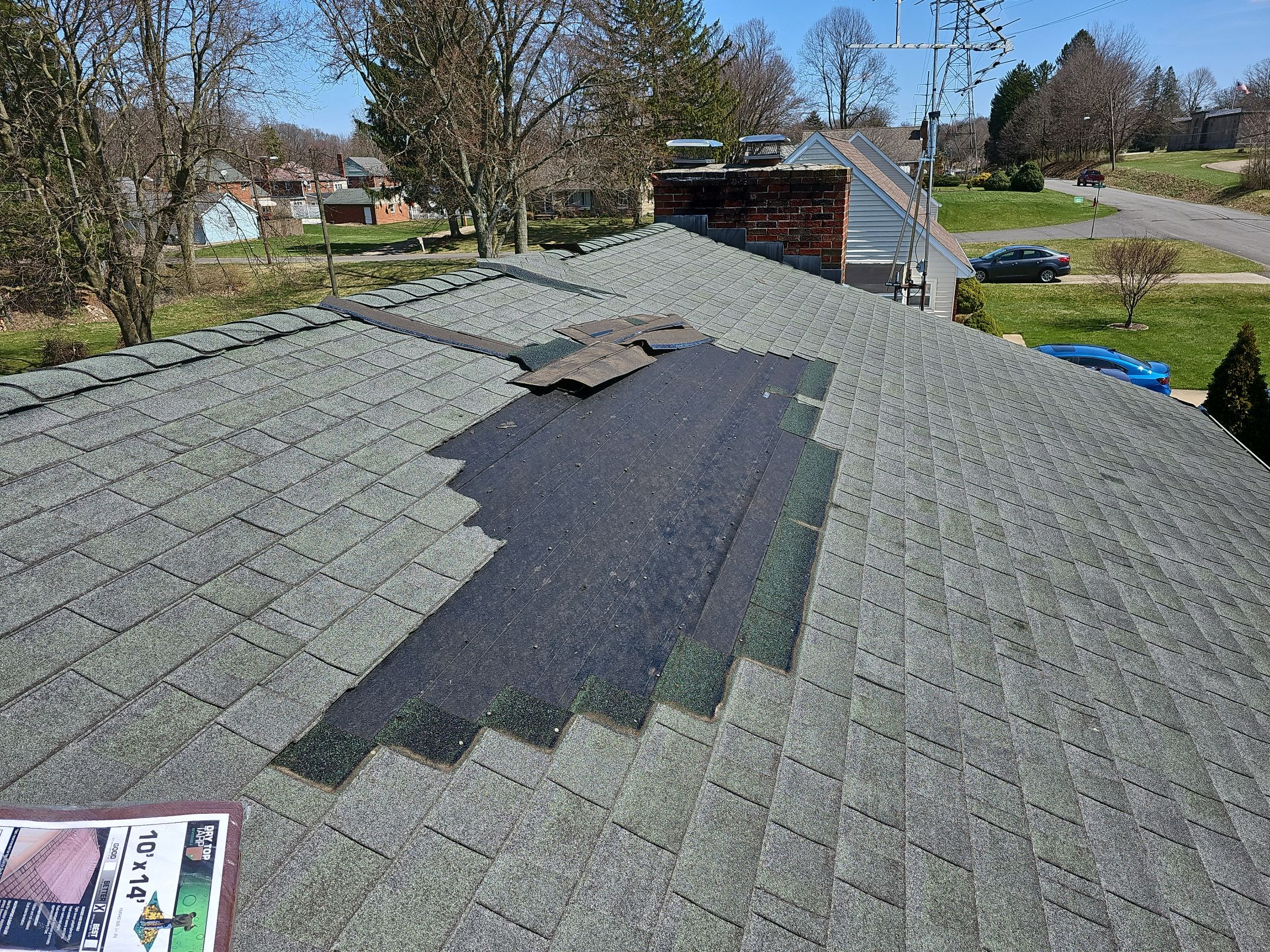 ATLAS PINNACLE COLOR: SUMMER STORM DRIP EDGE: WHITE by Eagle Eye Roofing