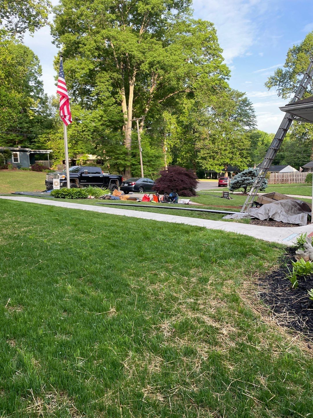 Residential Roofing Installation using GAF Timberline HDZ Charcoal by RISE Roofing & Restoration, LLC