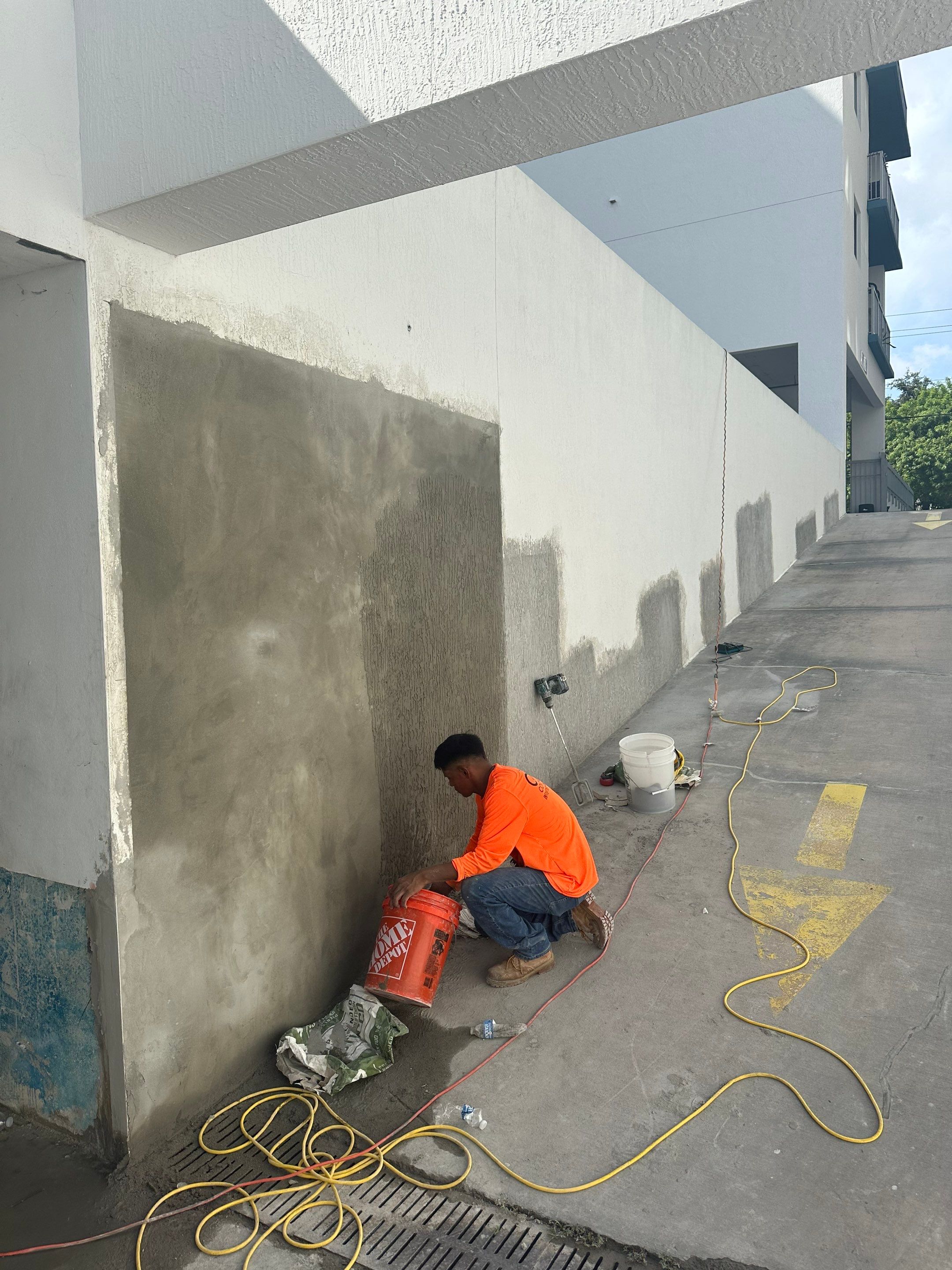 Concrete Restoration using SIKA by The Goat Contractor ( Giampri Corp)