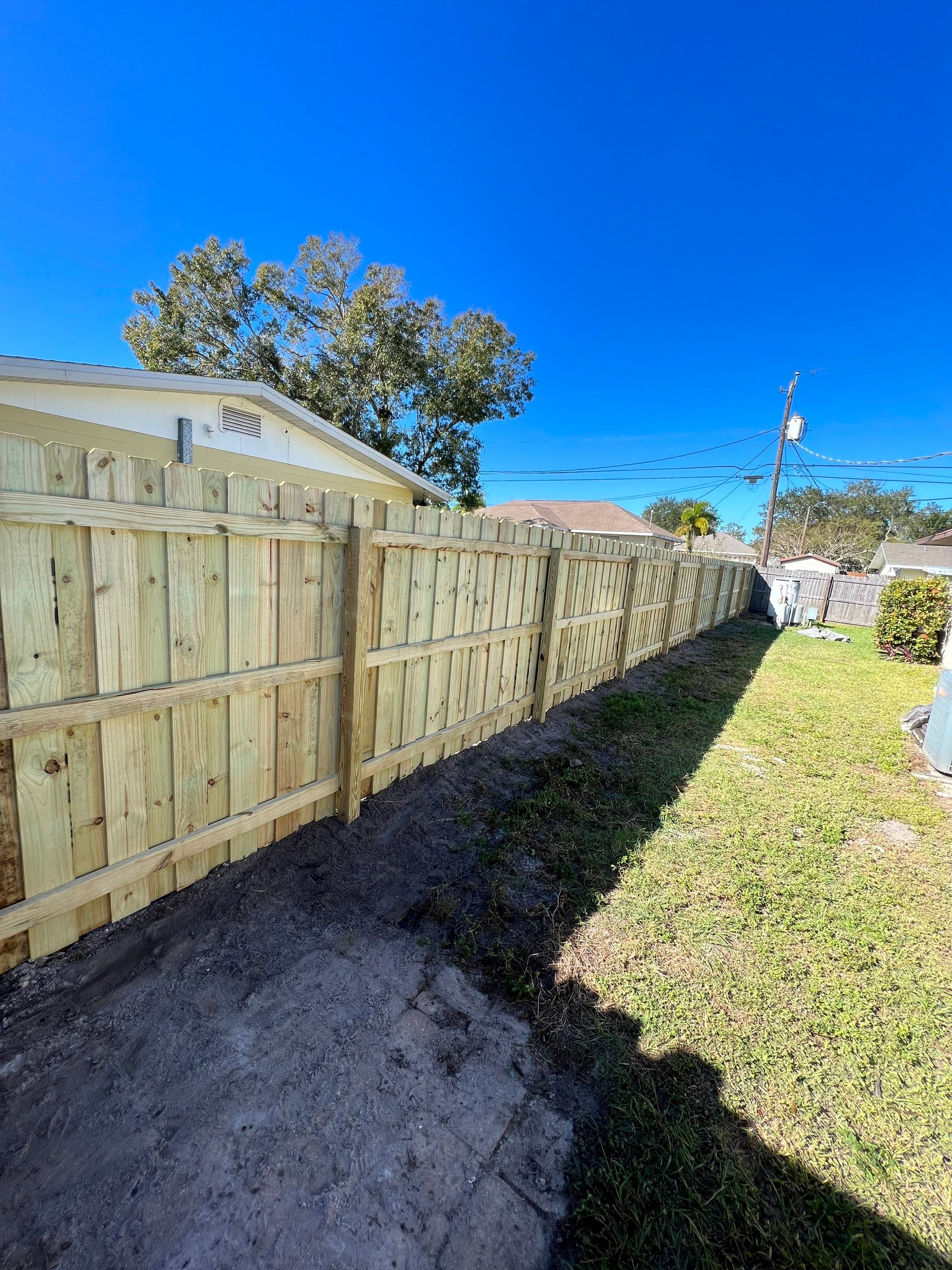 Venice FL 6 ft. Tall White Vinyl Privacy Fence  by Asap fence and gates, LLC