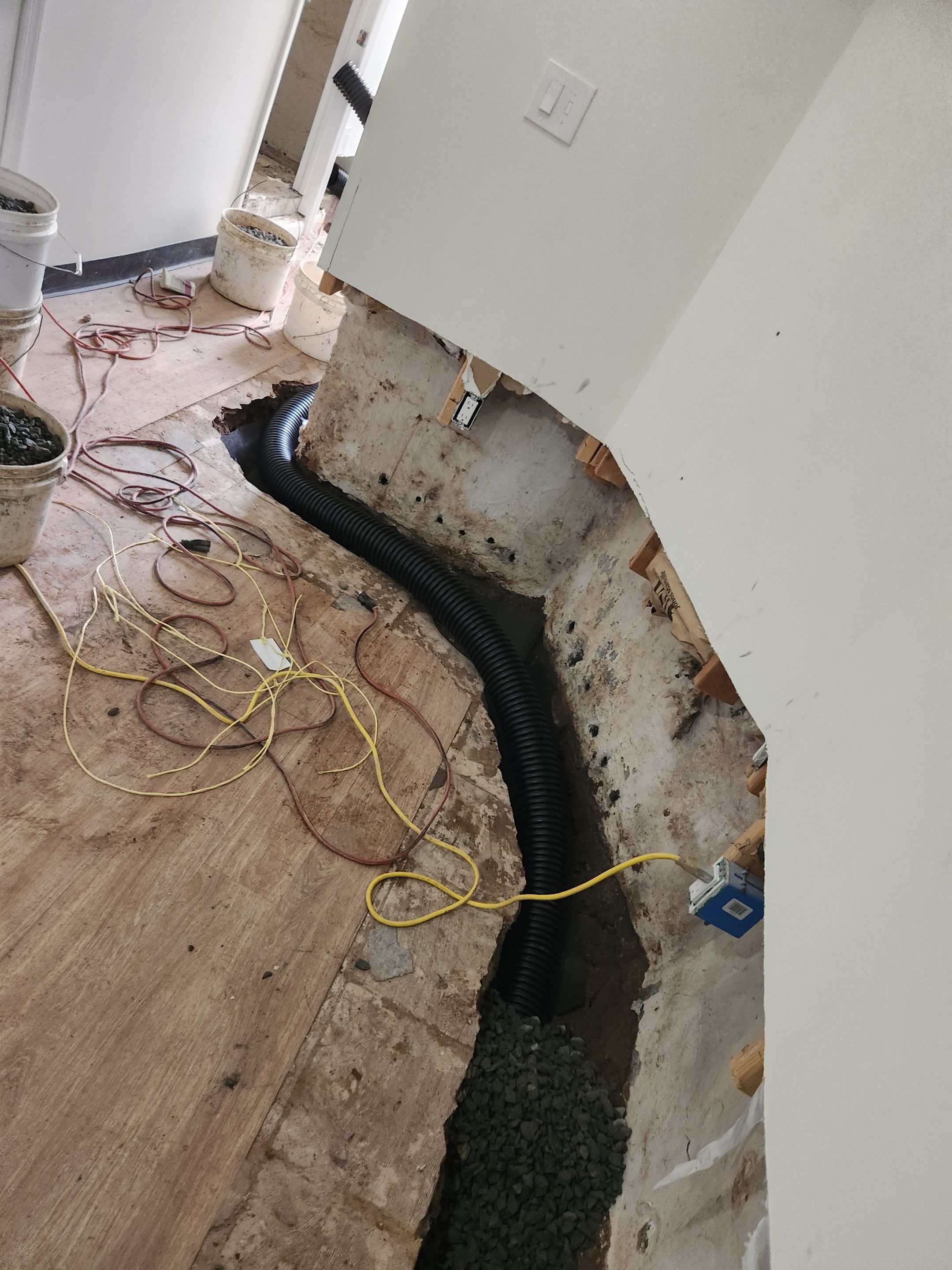 Interior French Drain Kearny NJ by Pure Service Pro, LLC 