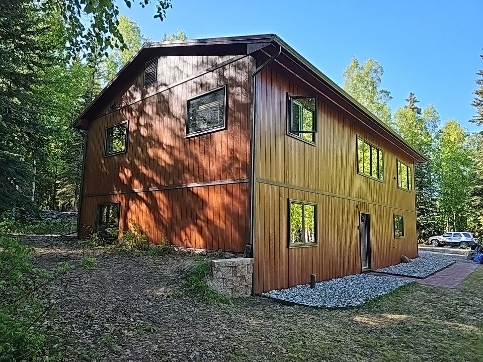 Exterior Wood Staining & Painting by Midnight Sun Painting