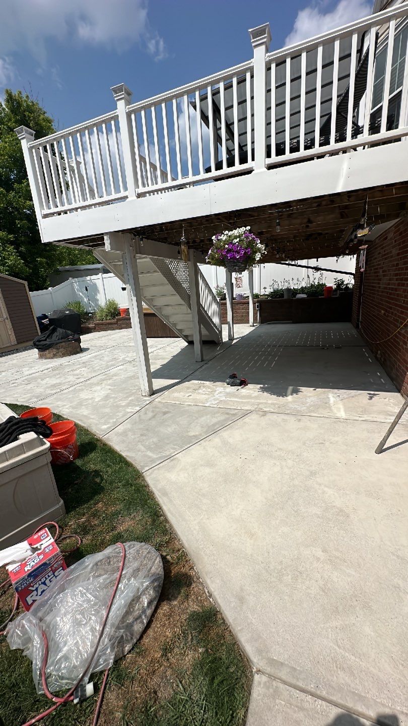 Large Patio Project in Imperial by Floors in a Day, Inc