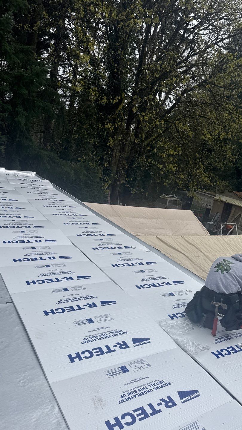 Residential Roofing Installation using GAF UHDZ Shingles by Roofing Formula LLC