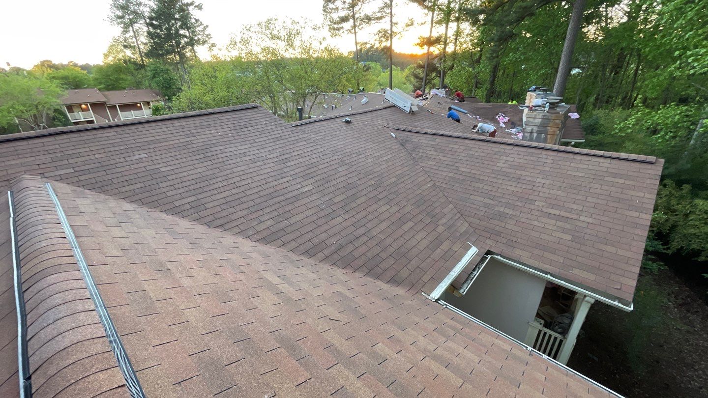 Commercial Roofing Installation using Owens Corning Autumn Brown by Inspector Roofing and Restoration