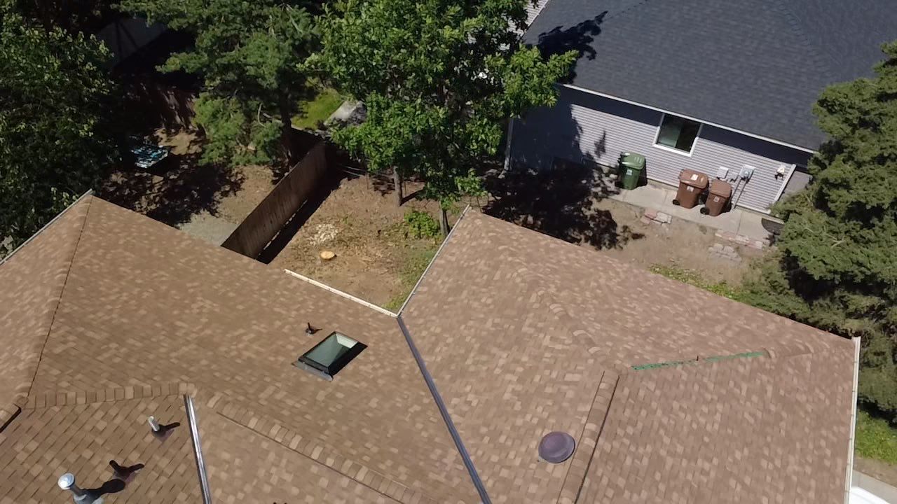 Architectural Shingle Roof Replacement and Skylight Installation N F St Spokane, WA 99208 The Denali System - 5-Star SureStart PLUS Coverage - CertainTeed Landmark® Shingle- Resawn Shake by Alpine Roofing