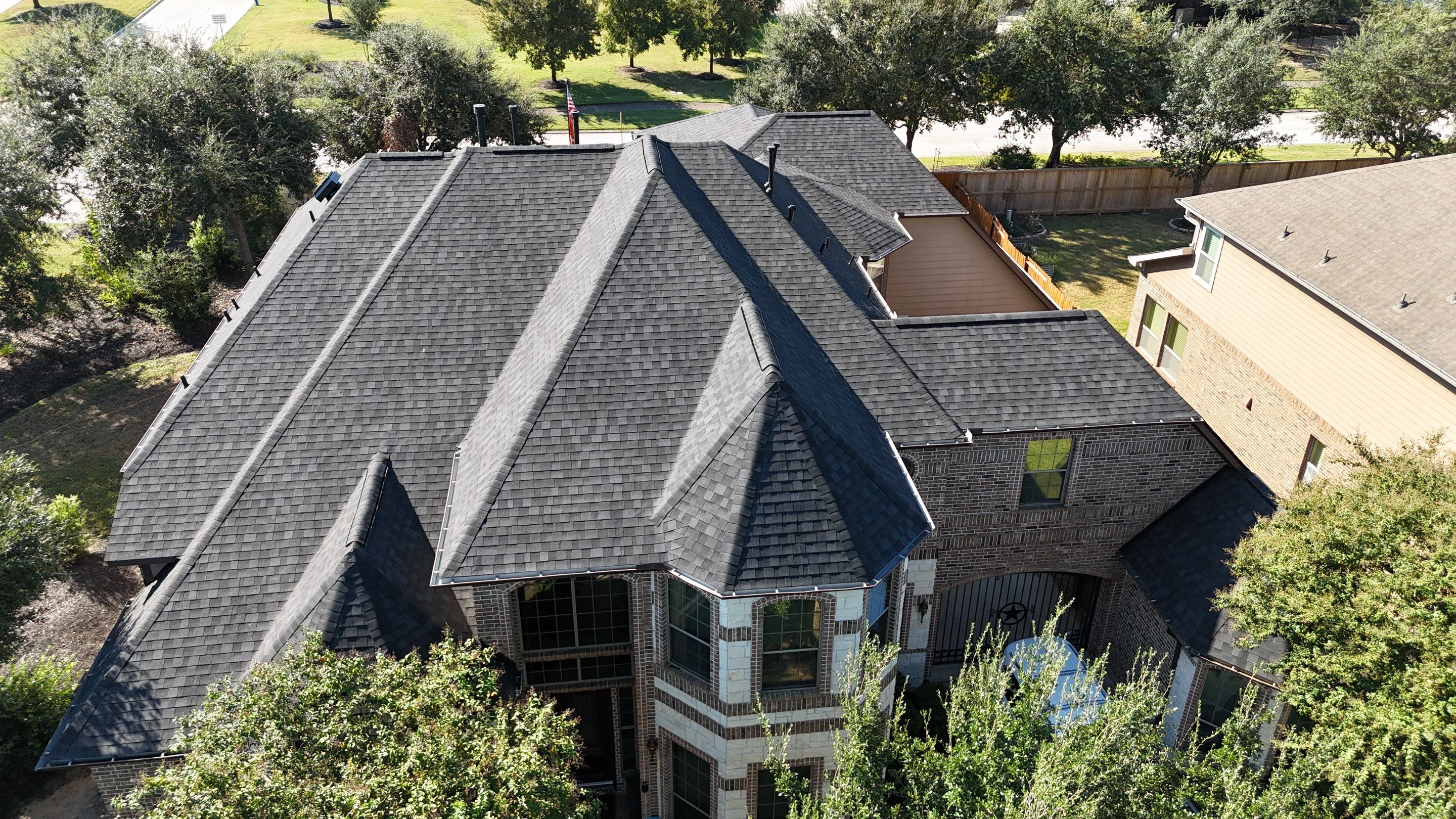 Residential Roofing Installation using IKO Dynasty by Core Four Roofing