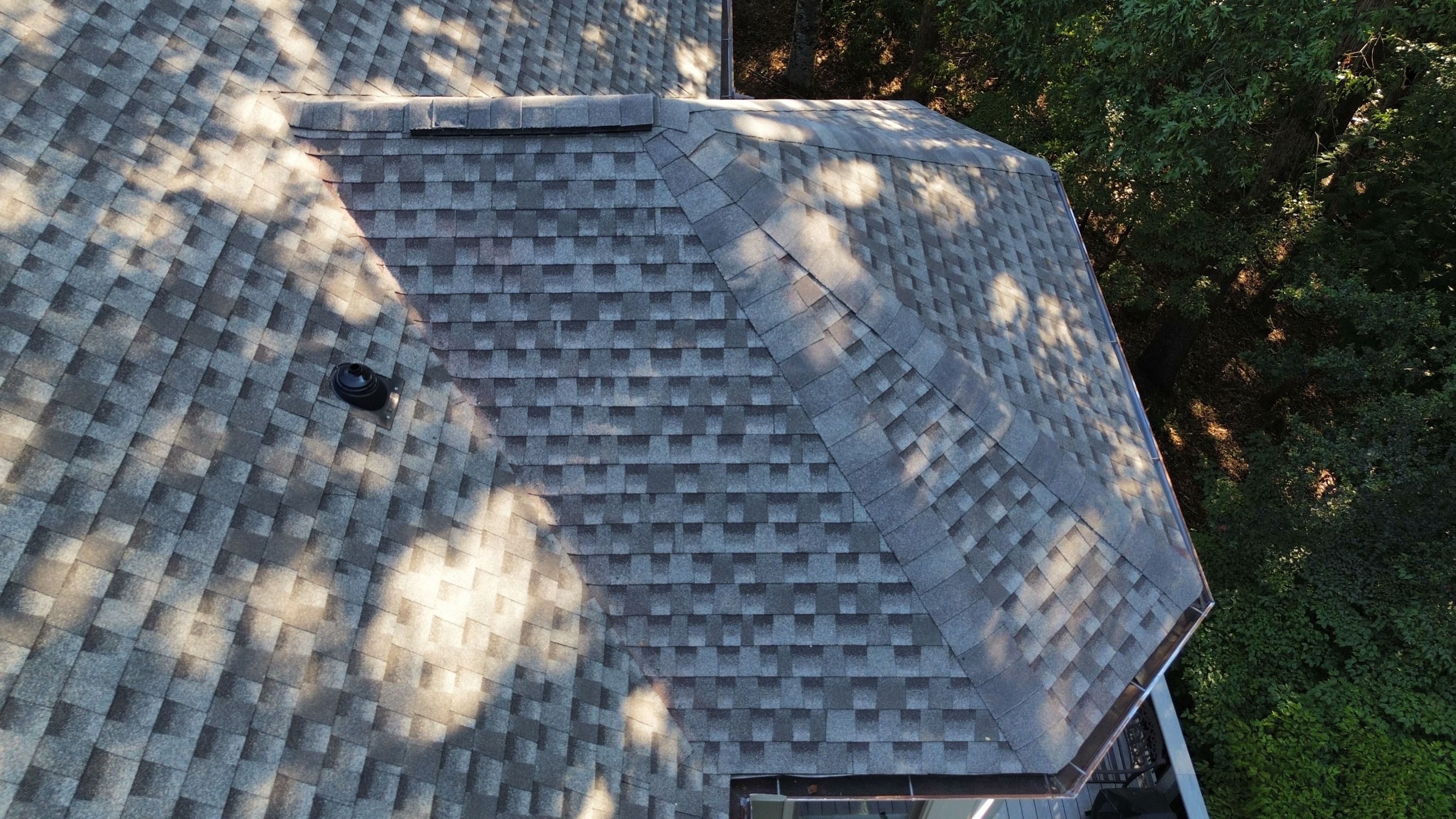 Roswell, GA Roof Replacement GAF Timberline HDZ Weathered Wood by Reset Roofing