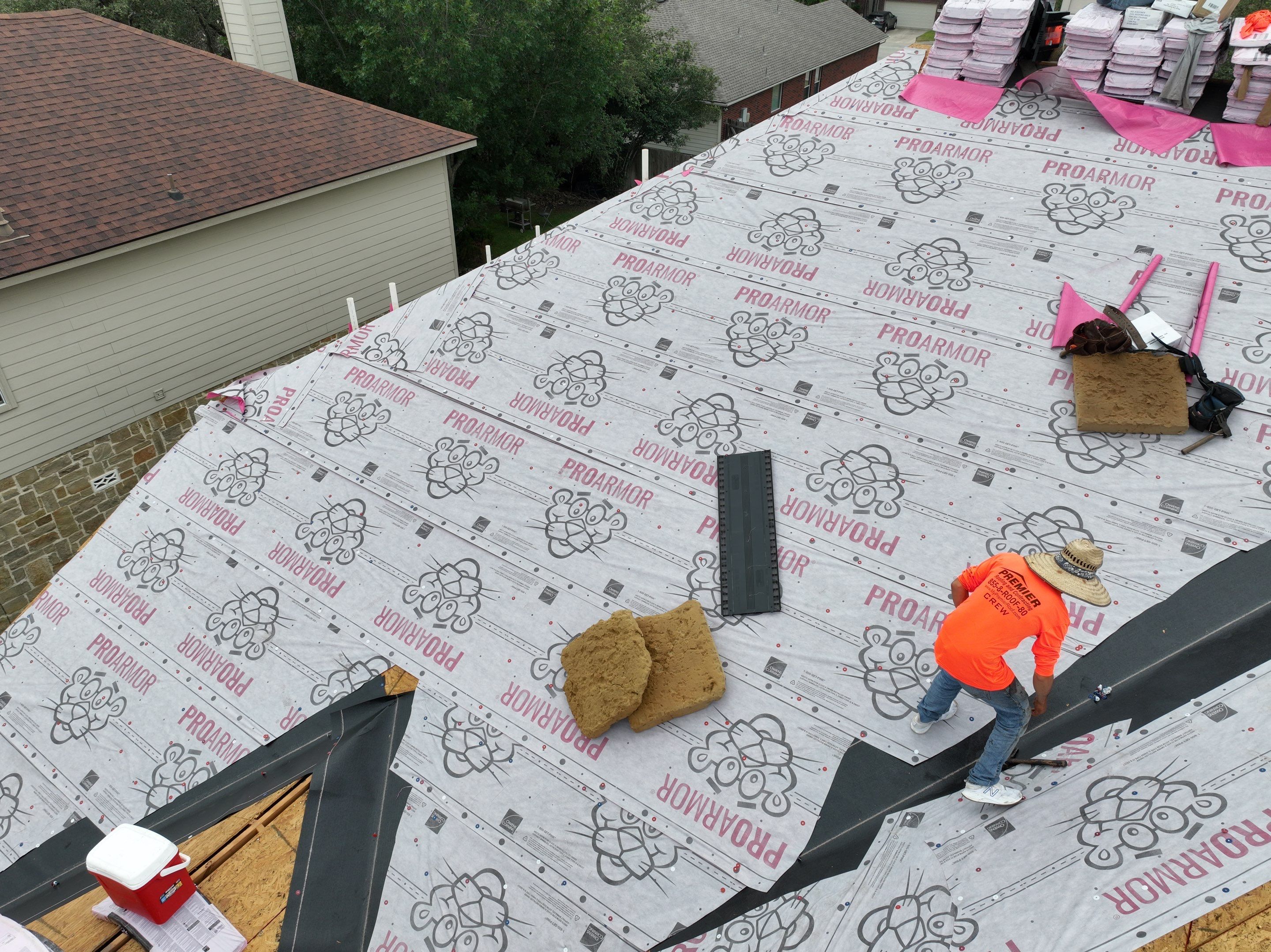Residential Roof Replacement by Premier Roofing and Contracting