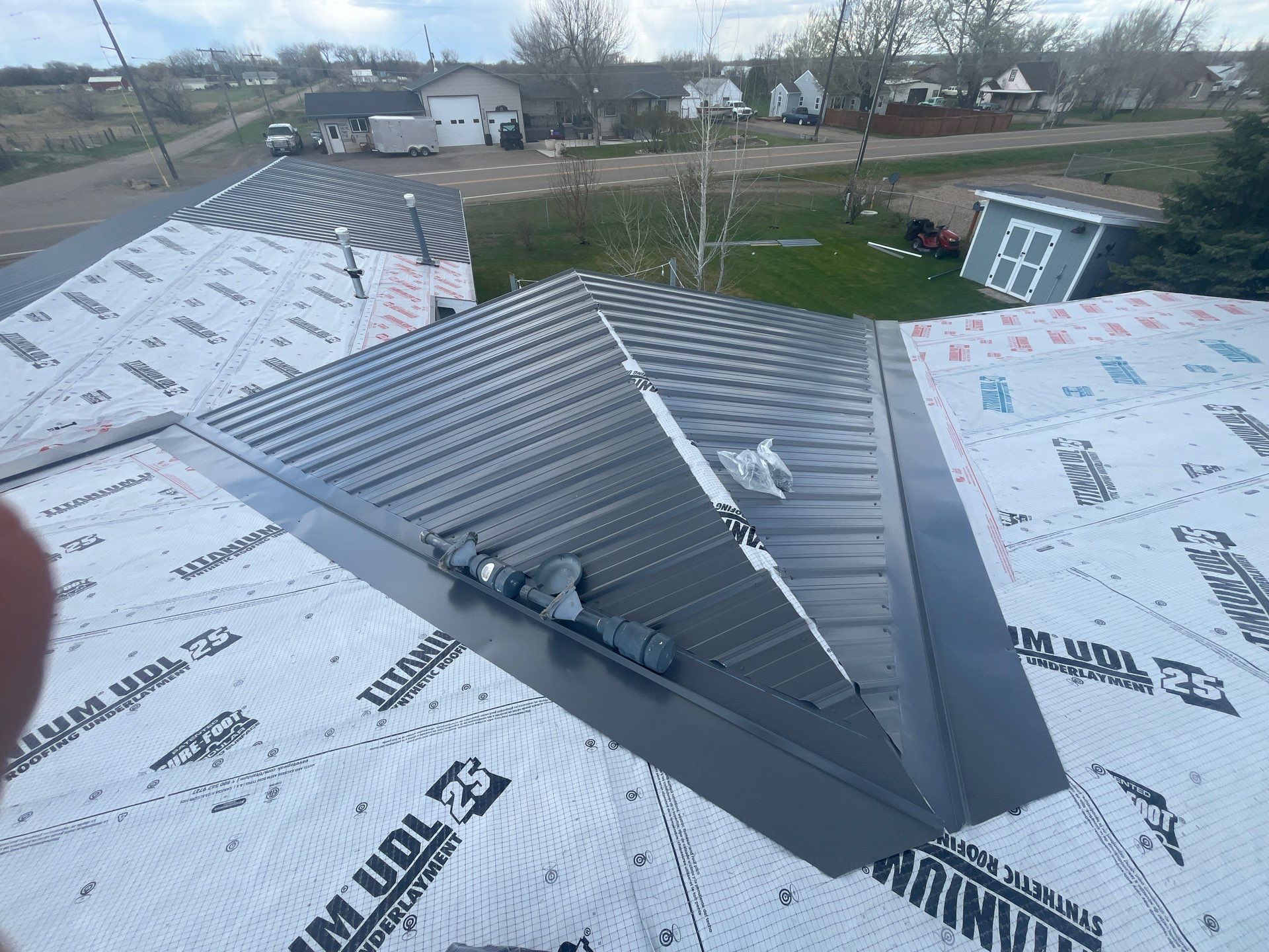 New Metal Roof in Chinook, MT by swagg construction