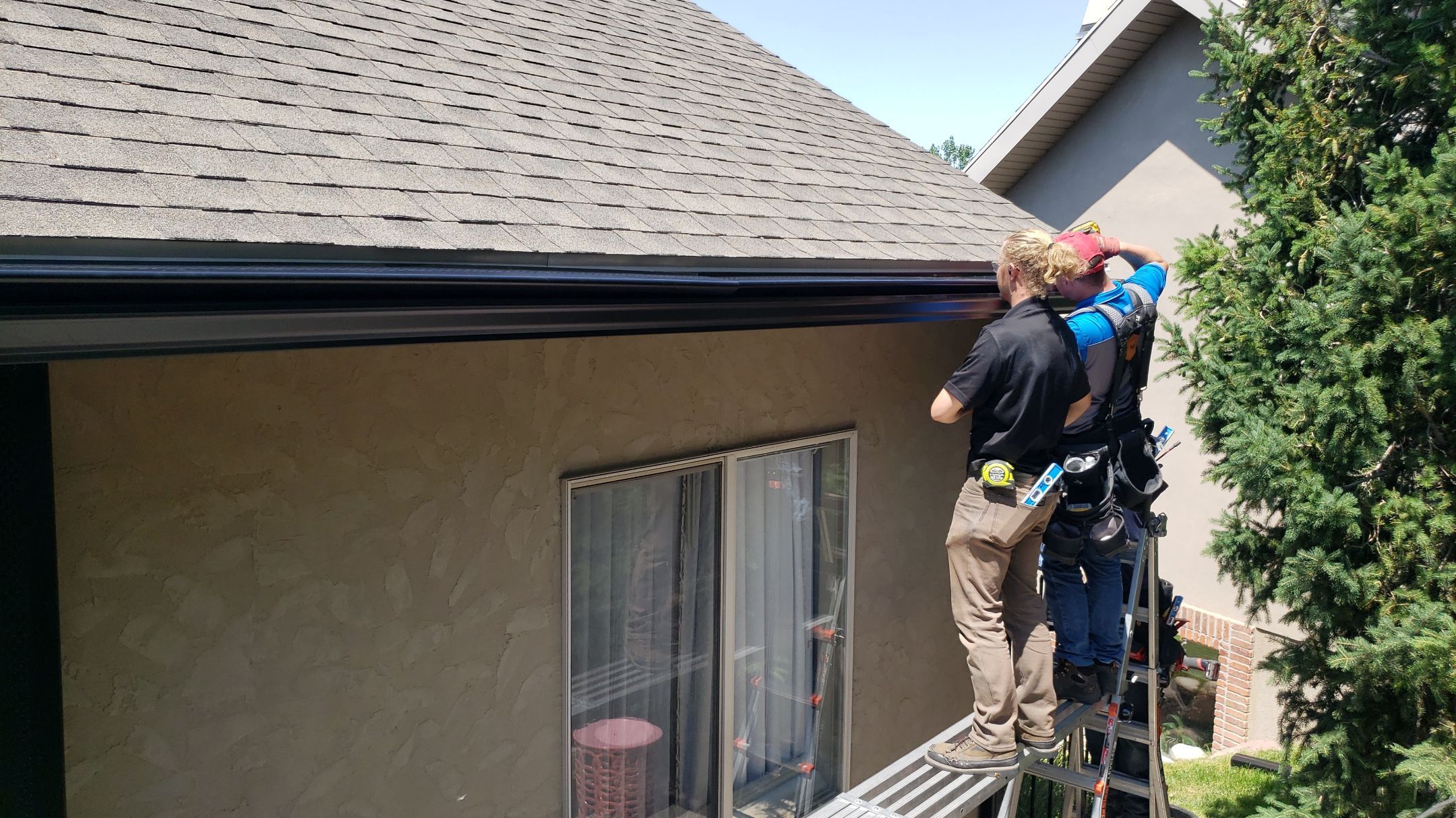 Project in Cottonwood Heights by Emerald Gotcha Gutters 