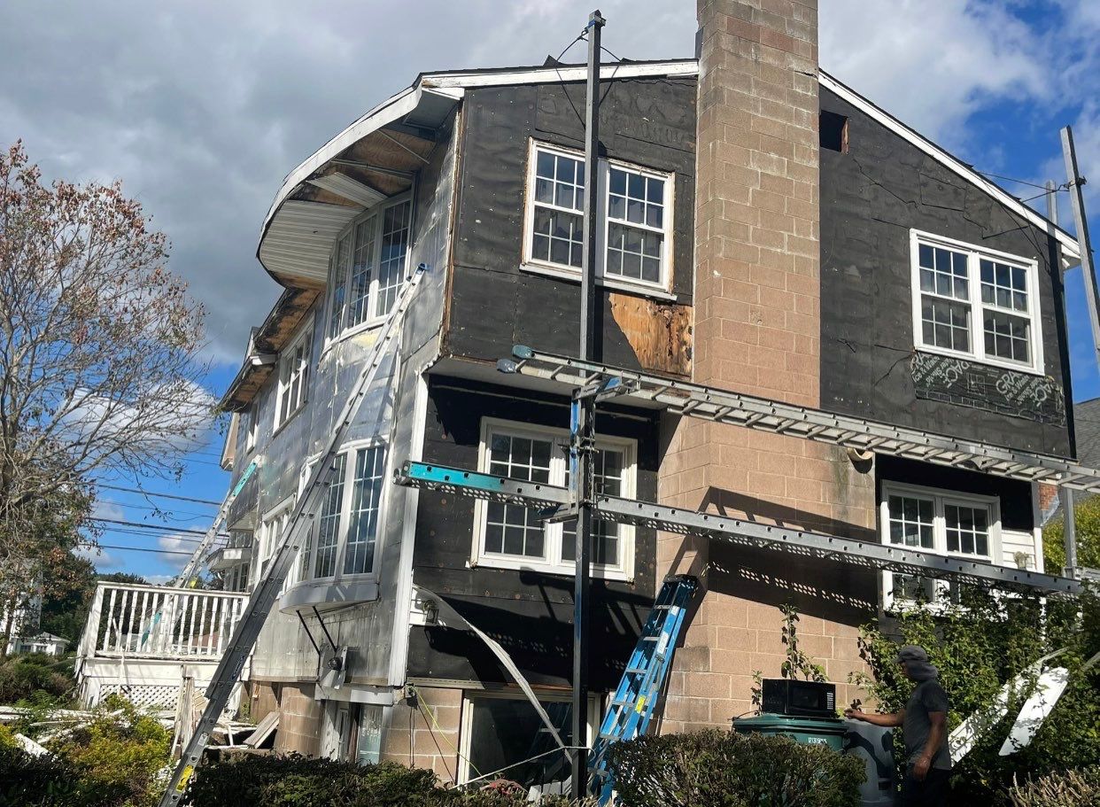 New roofing siding and gutters in new have CT by A Plus Exterior