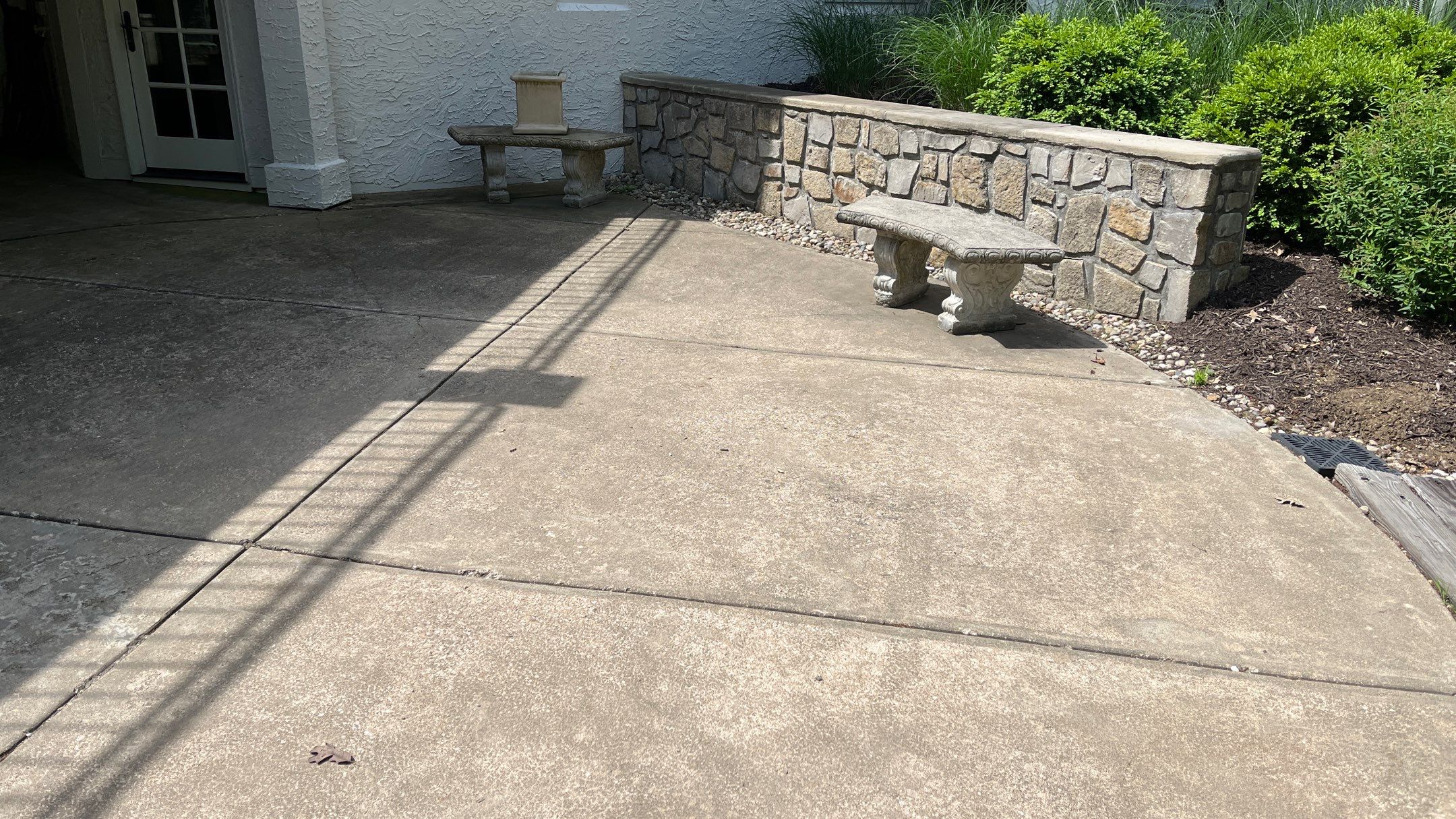 Pool Deck Resurface W/ Custom Scoreline - Olathe, KS by Big Red Decorative Concrete, LLC