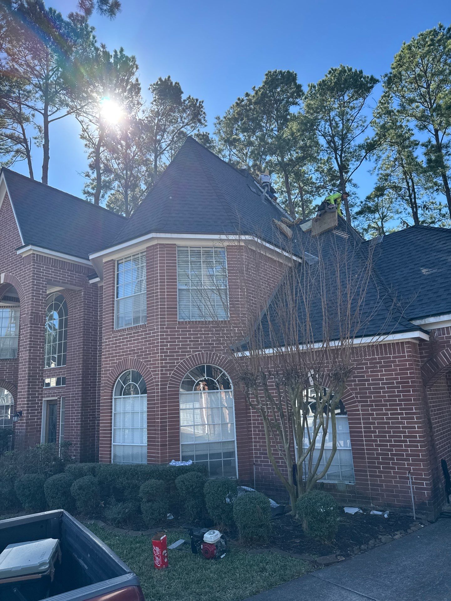 Project in Spring, TX by True Line Roofing and Exteriors